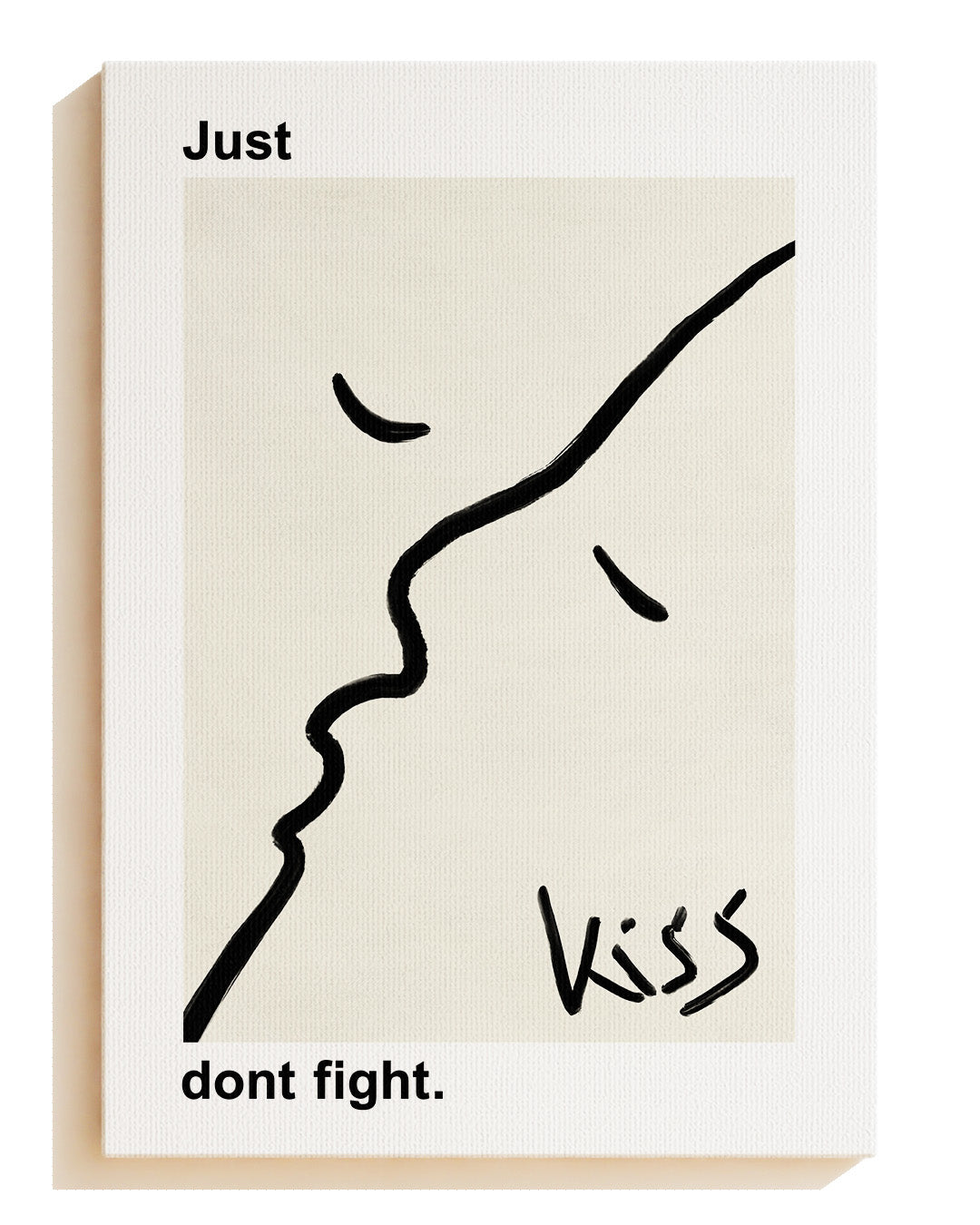 Just Kiss - Canvas