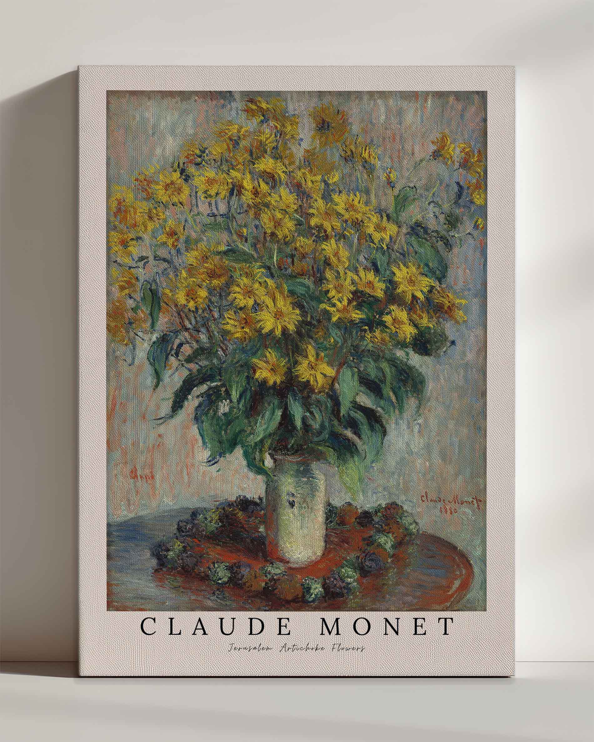 Jerusalem Artichoke Flowers - Canvas