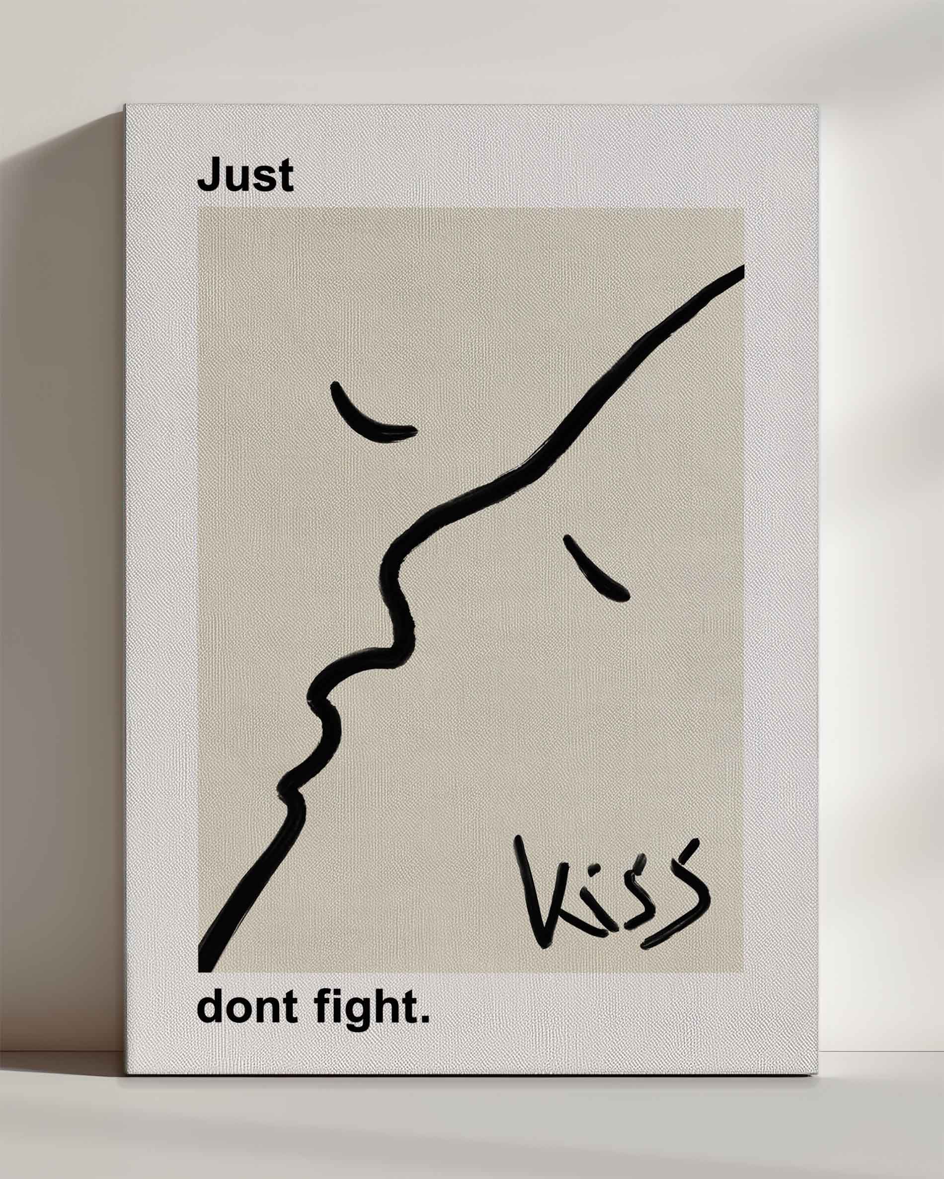 Just Kiss - Canvas