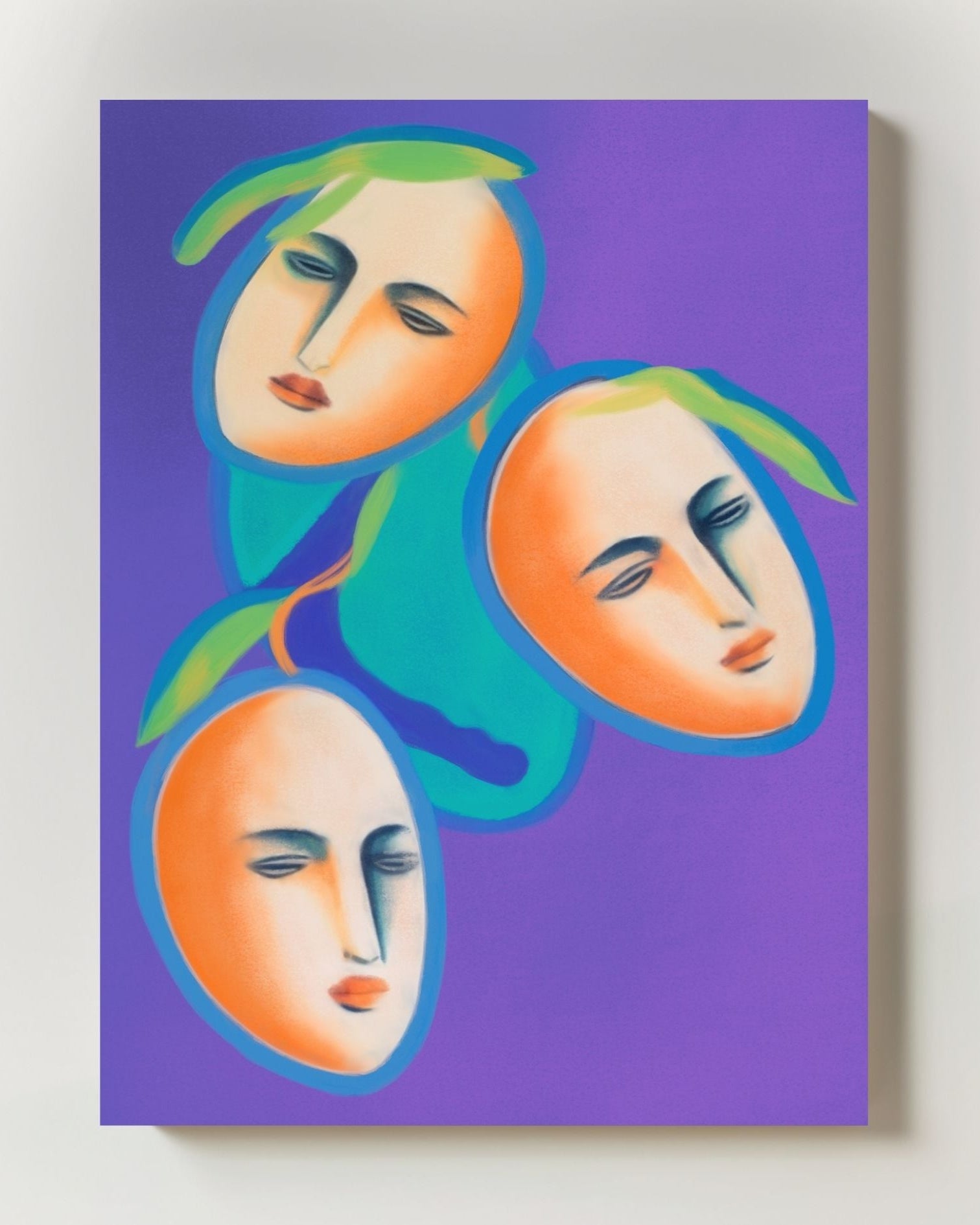 Orange Tree Painting