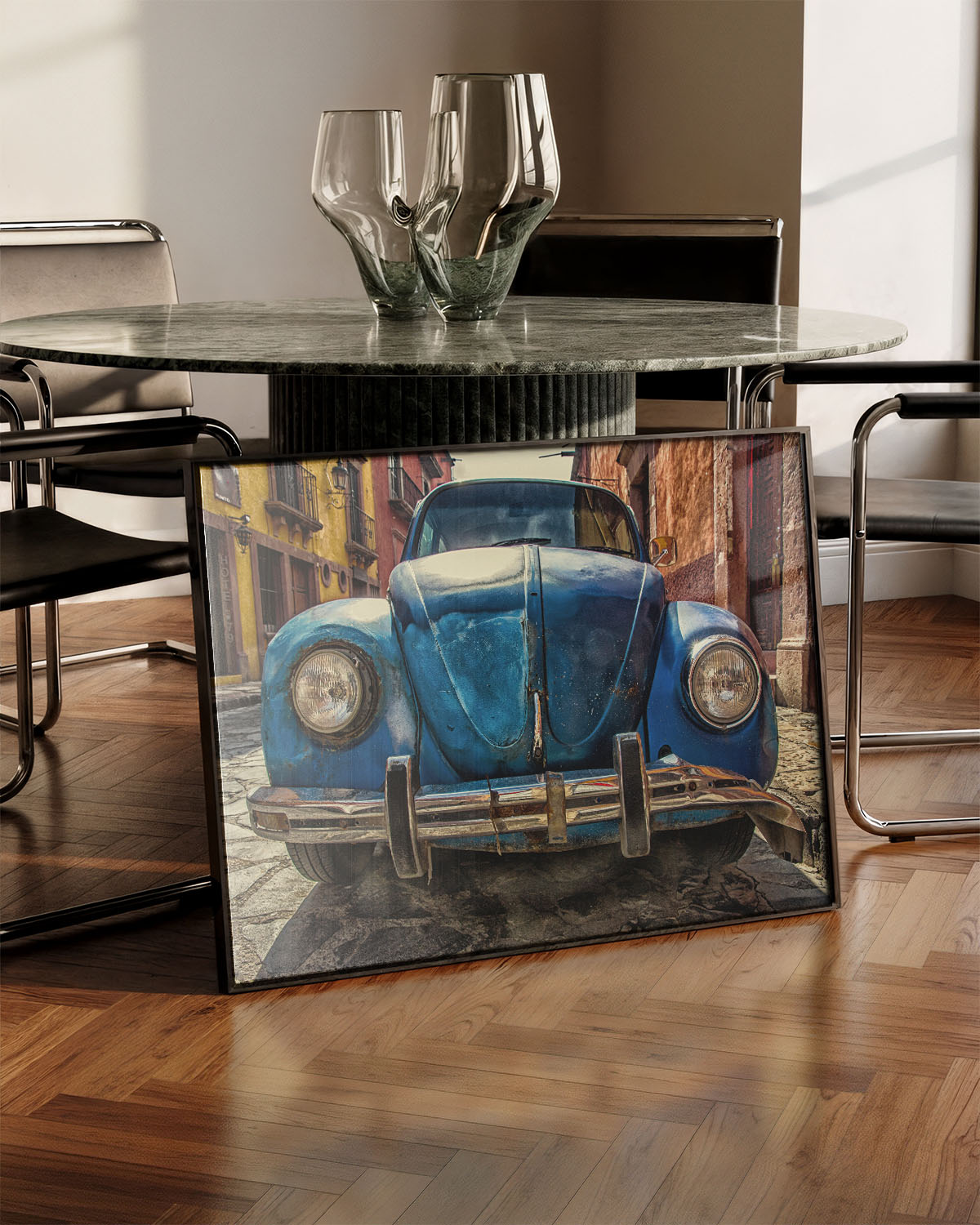Beetle blau