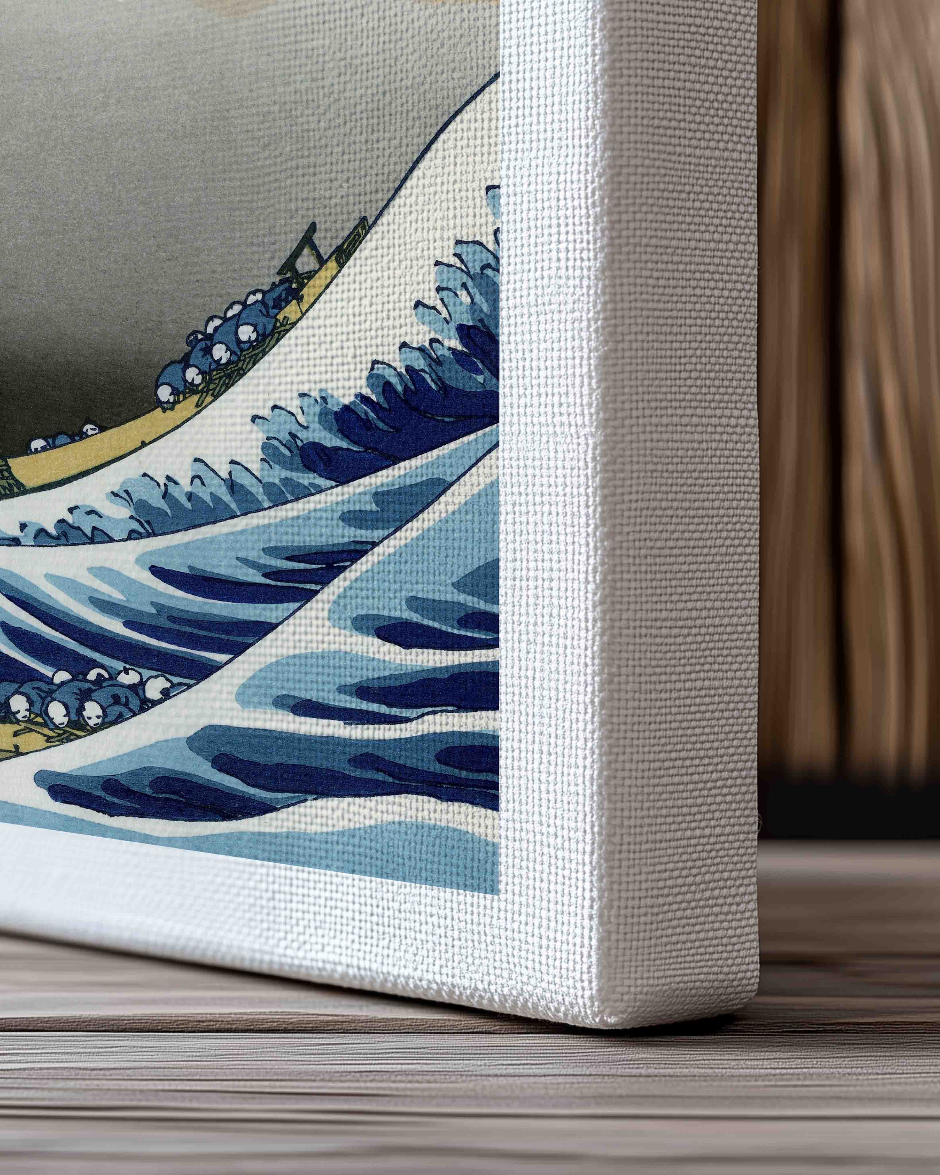 Kanagawa-oki nami ura - canvas