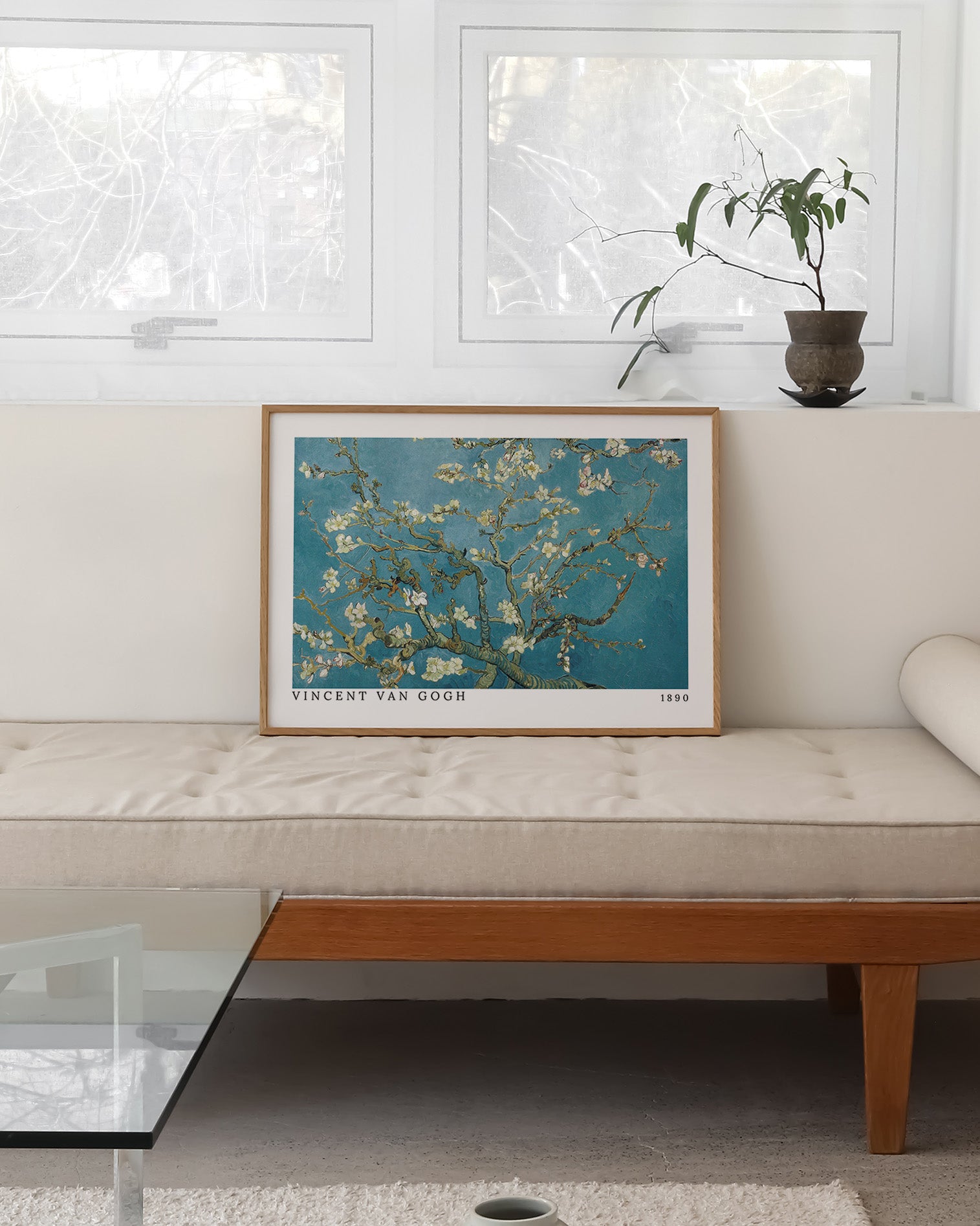 Almond Blossom Poster – Print Material Wandbild, moderne Kunst & Fine Art Print von Spawnd, handgefertigt & Made in Germany