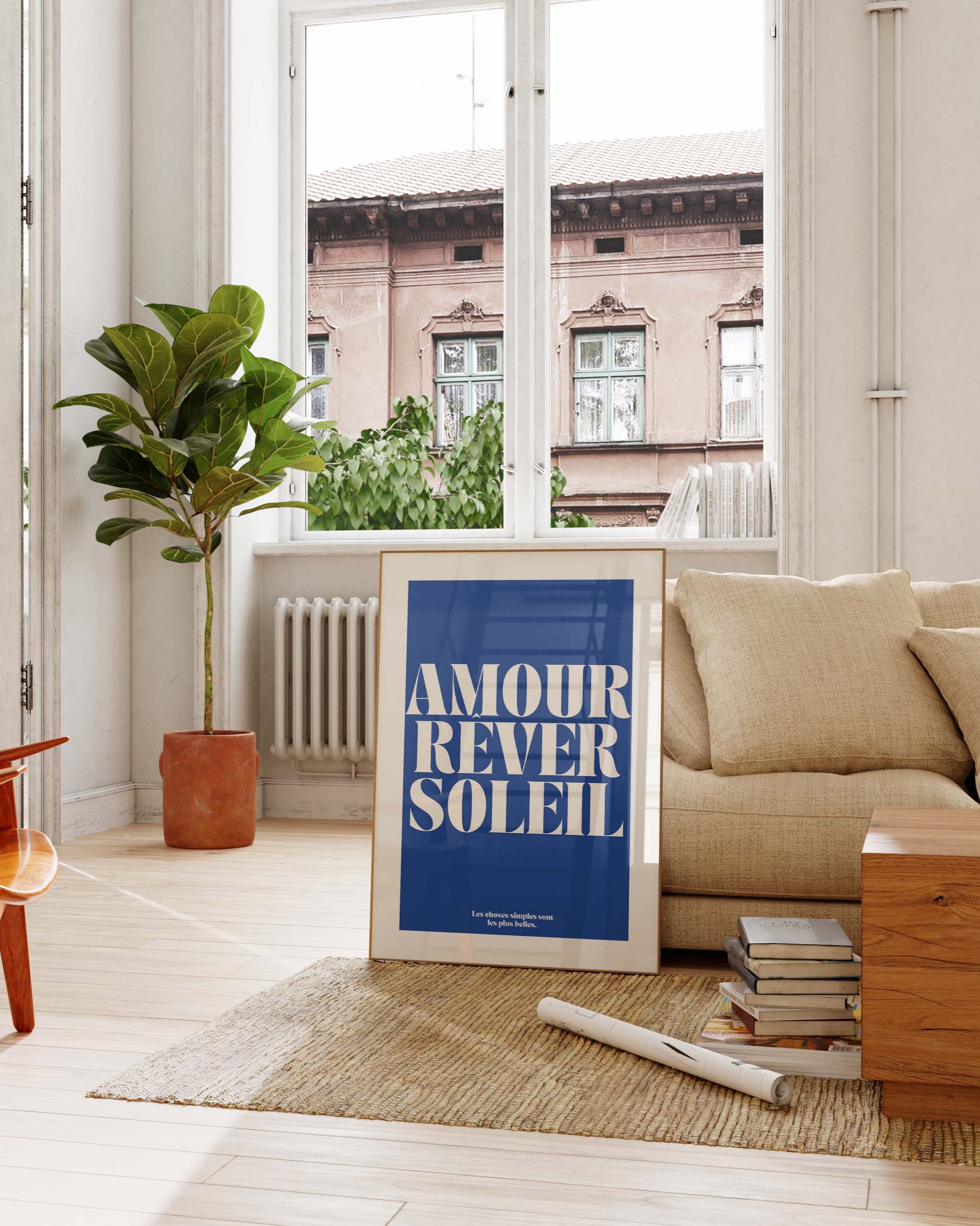 Amour Poster – Print Material Wandbild, moderne Kunst & Fine Art Print von Spawnd, handgefertigt & Made in Germany