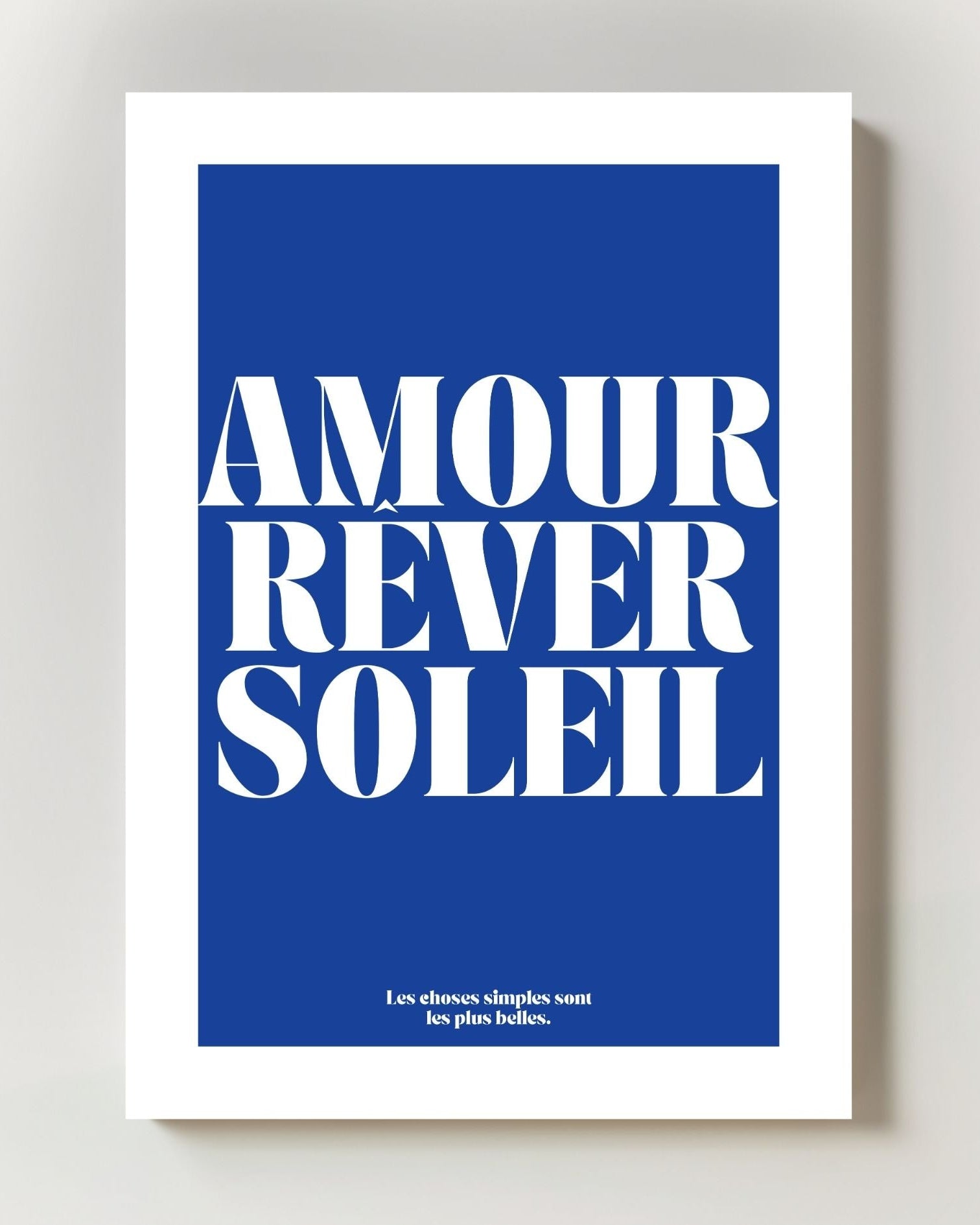 Amour Poster – Print Material Wandbild, moderne Kunst & Fine Art Print von Spawnd, handgefertigt & Made in Germany
