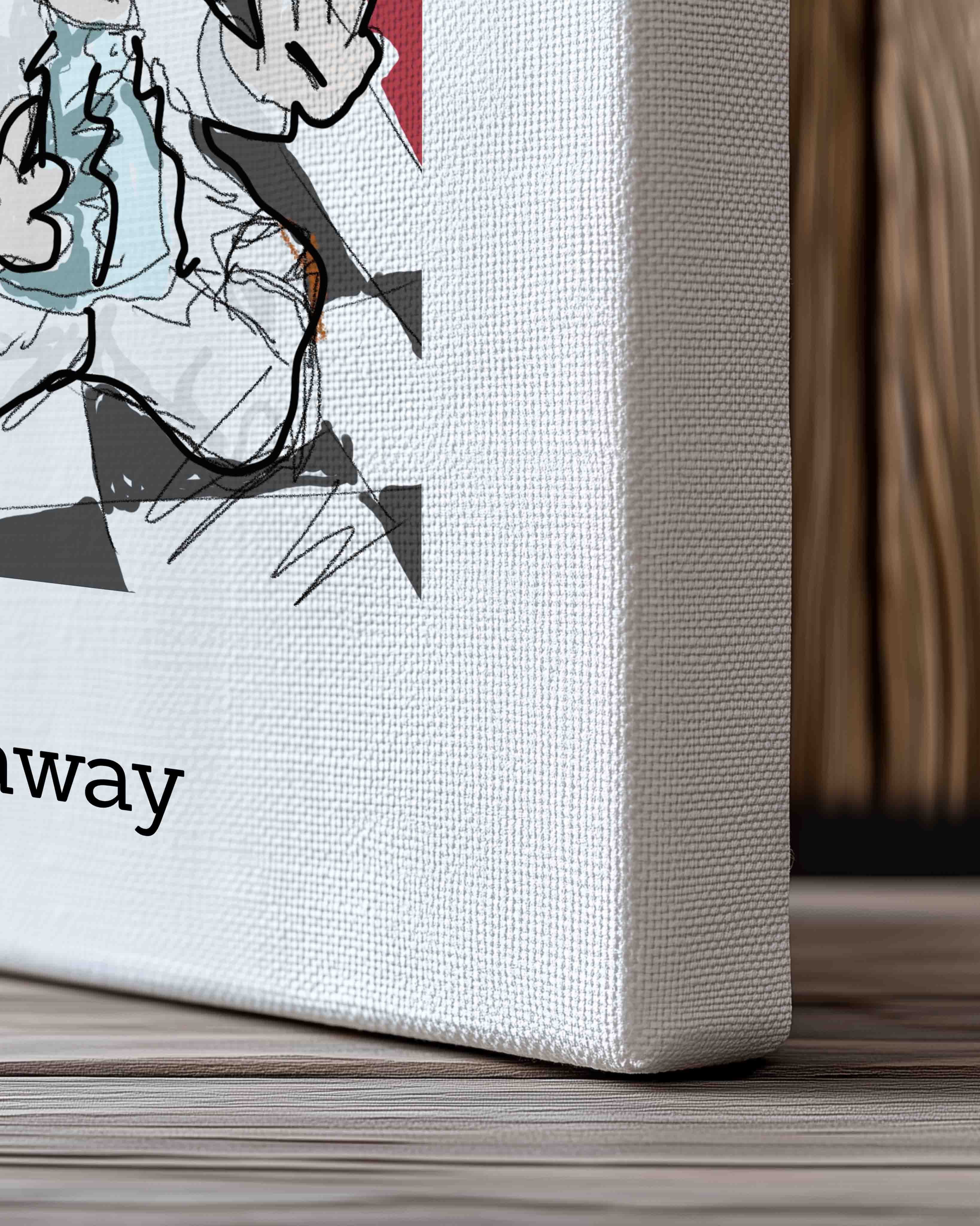 Apple a Day Poster – Print Material Wandbild, moderne Kunst & Fine Art Print von Spawnd, handgefertigt & Made in Germany