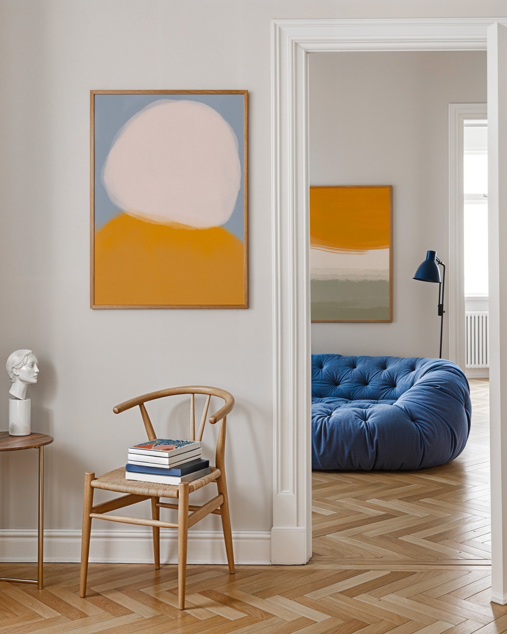 Avstand Poster – Print Material Wandbild, moderne Kunst & Fine Art Print von Spawnd, handgefertigt & Made in Germany