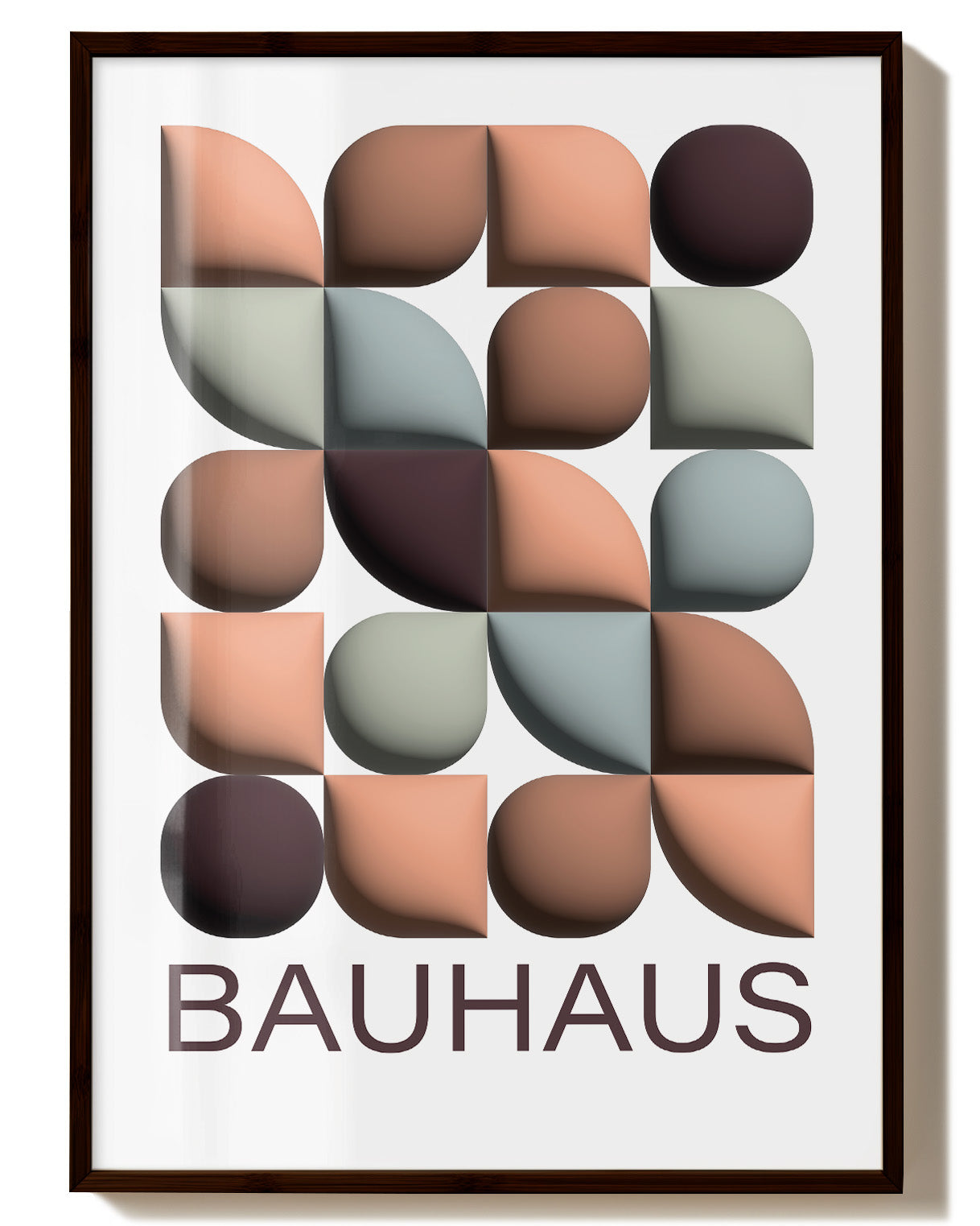 Bauforma Poster – FineArt Wandbild, moderne Kunst & Fine Art Print von Spawnd, handgefertigt & Made in Germany