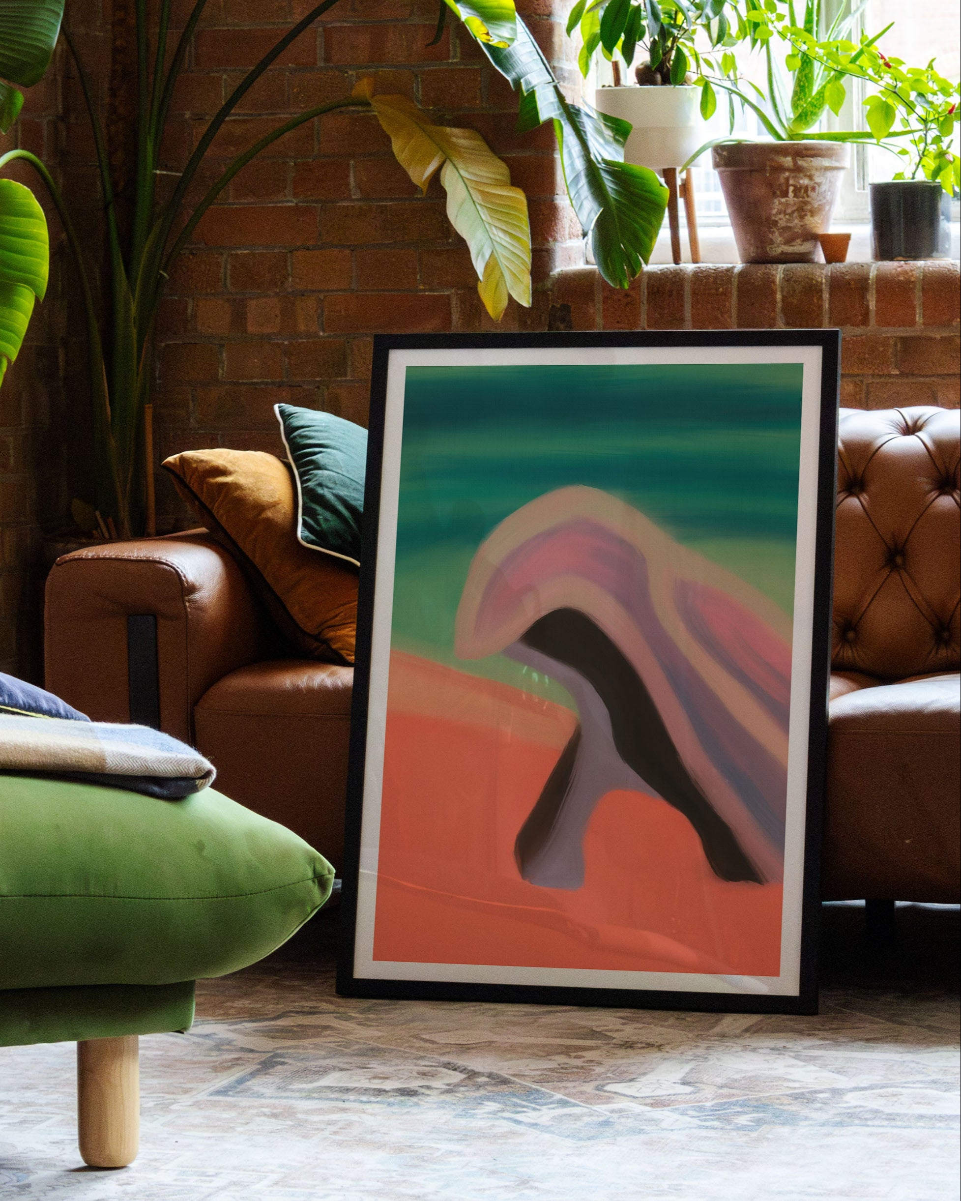 Bending Quietly Poster – FineArt Wandbild, moderne Kunst & Fine Art Print von Spawnd, handgefertigt & Made in Germany