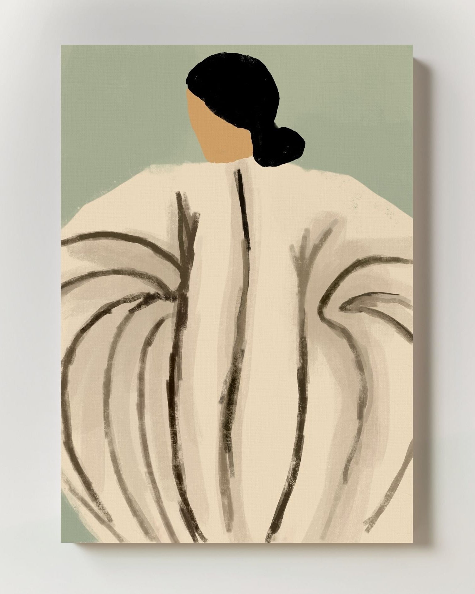 Beneath the Pattern Poster – Print Material Wandbild, moderne Kunst & Fine Art Print von Spawnd, handgefertigt & Made in Germany
