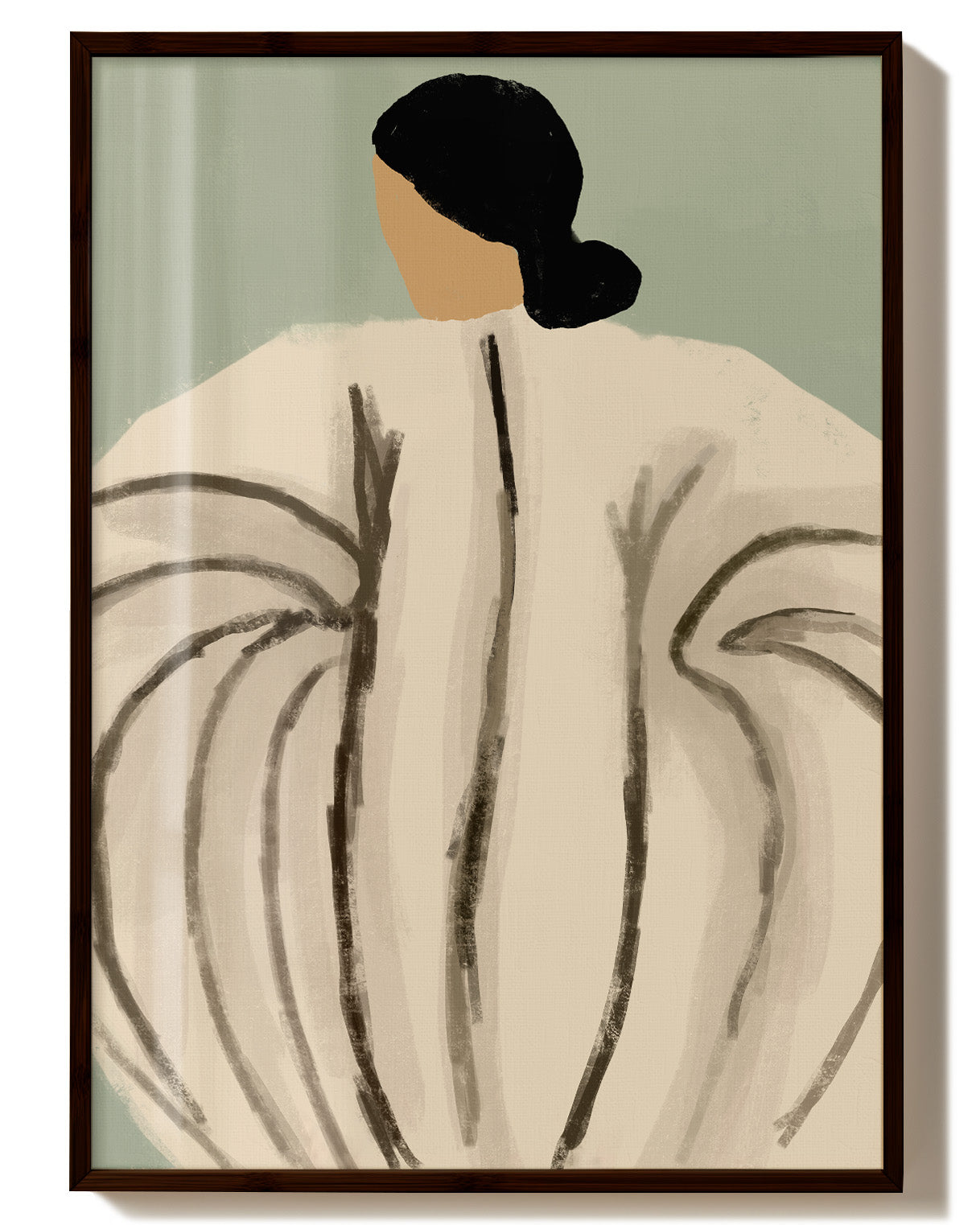 Beneath the Pattern Poster – Print Material Wandbild, moderne Kunst & Fine Art Print von Spawnd, handgefertigt & Made in Germany