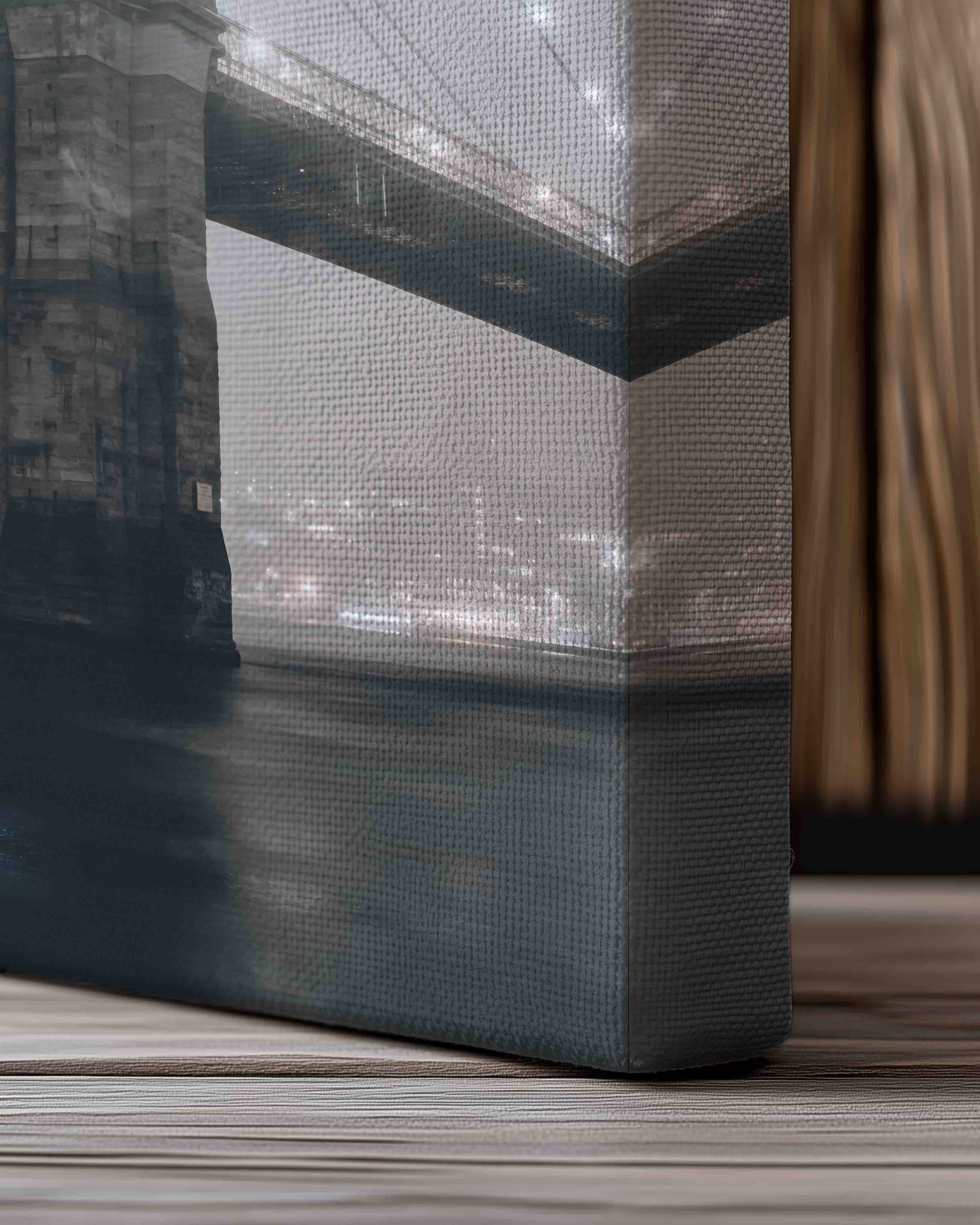 Brooklyn Bridge Poster – FineArt Wandbild, moderne Kunst & Fine Art Print von Spawnd, handgefertigt & Made in Germany