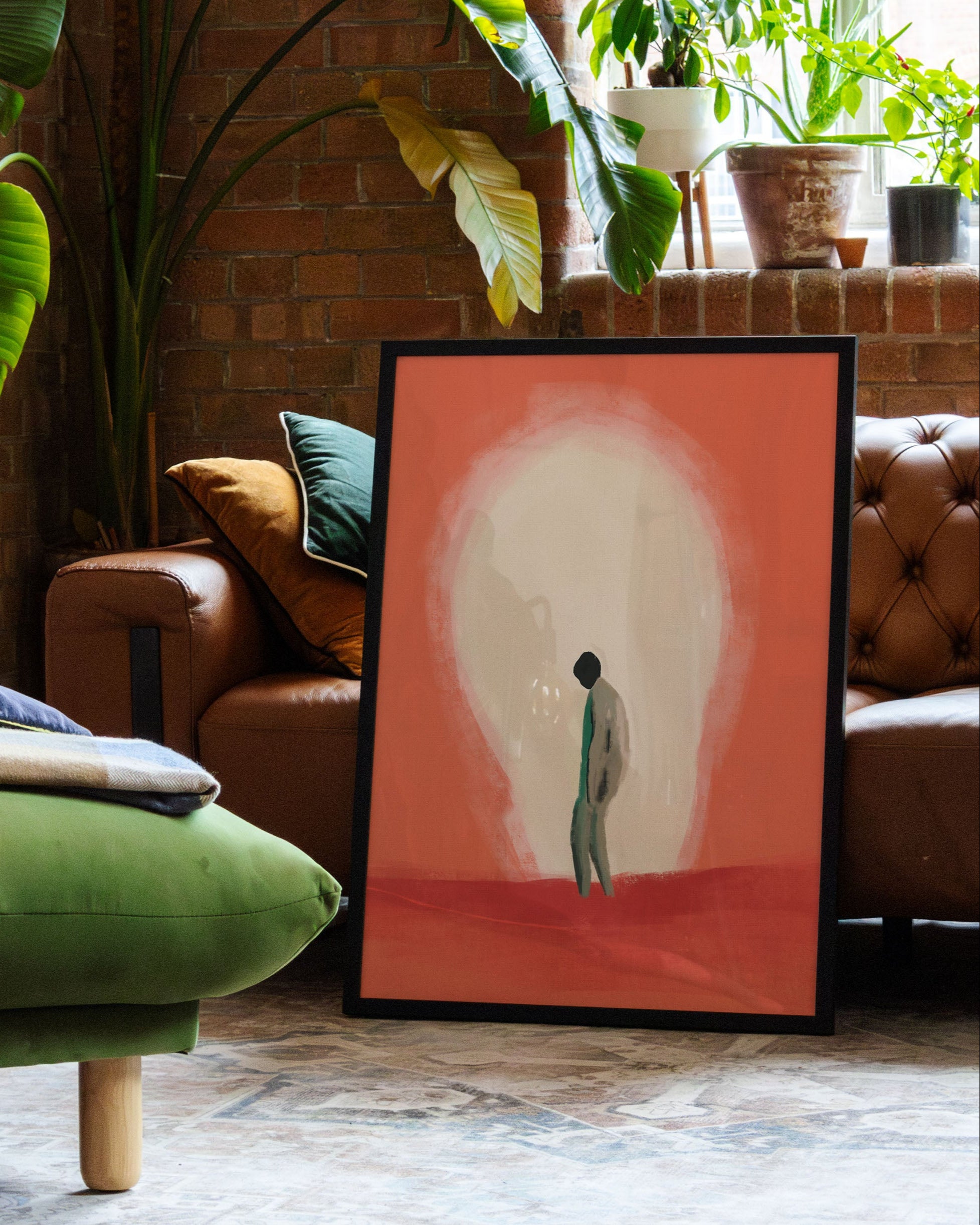 Burned Out, Still Standing Poster – Print Material Wandbild, moderne Kunst & Fine Art Print von Spawnd, handgefertigt & Made in Germany