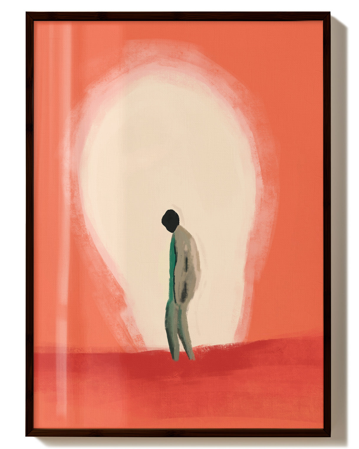 Burned Out, Still Standing Poster – Print Material Wandbild, moderne Kunst & Fine Art Print von Spawnd, handgefertigt & Made in Germany