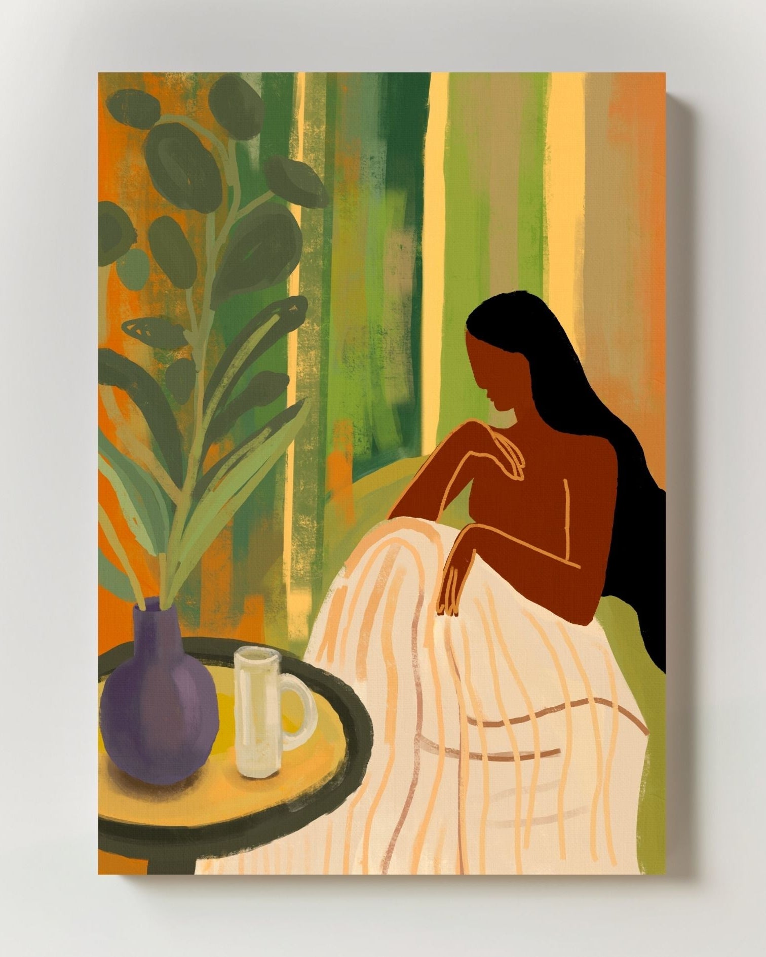 Cabin Poster – Print Material Wandbild, moderne Kunst & Fine Art Print von Spawnd, handgefertigt & Made in Germany