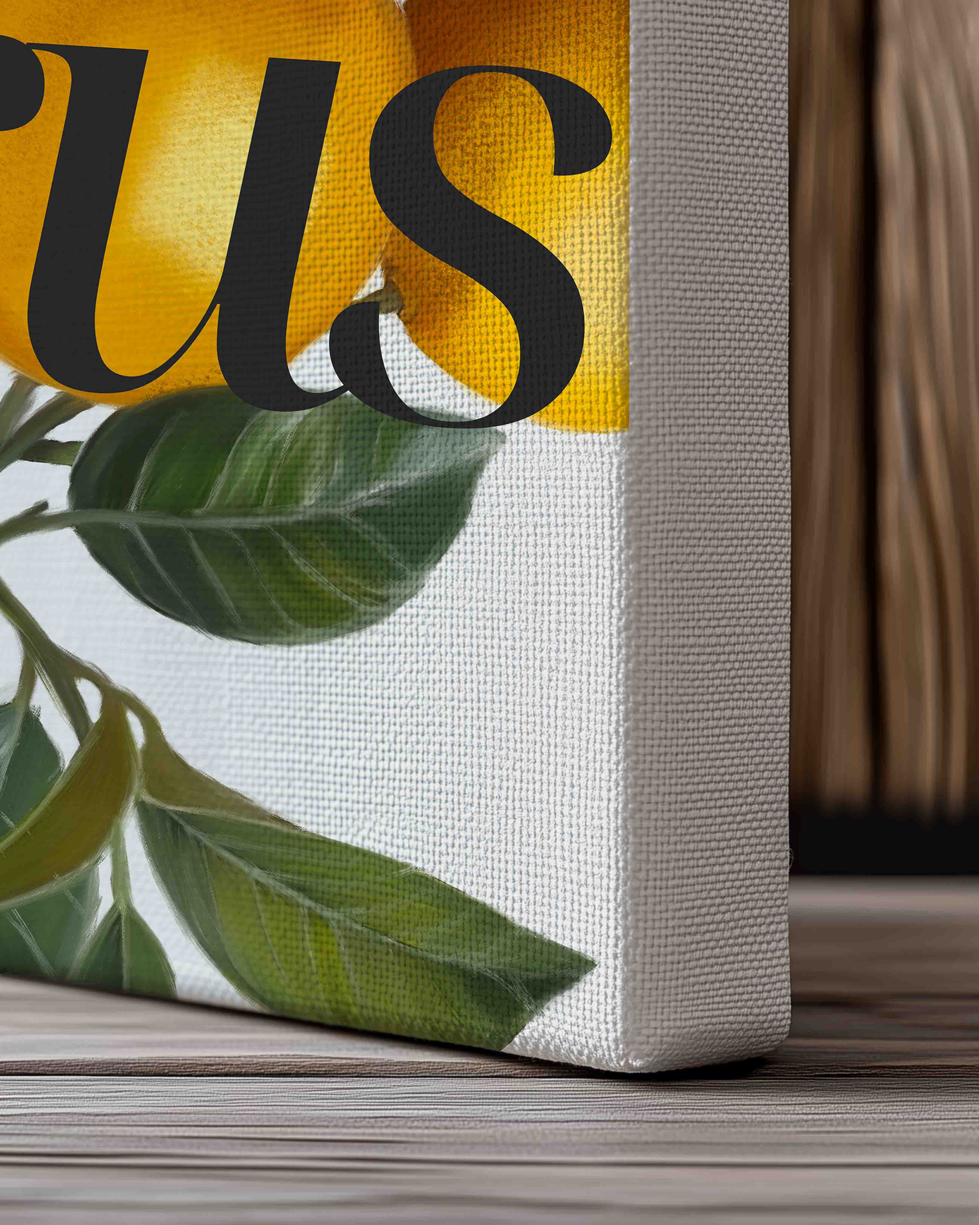 Citrus Poster – Print Material Wandbild, moderne Kunst & Fine Art Print von Spawnd, handgefertigt & Made in Germany