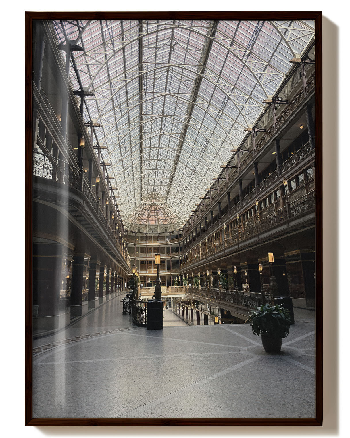 Cleveland Poster – FineArt Wandbild, moderne Kunst & Fine Art Print von Spawnd, handgefertigt & Made in Germany