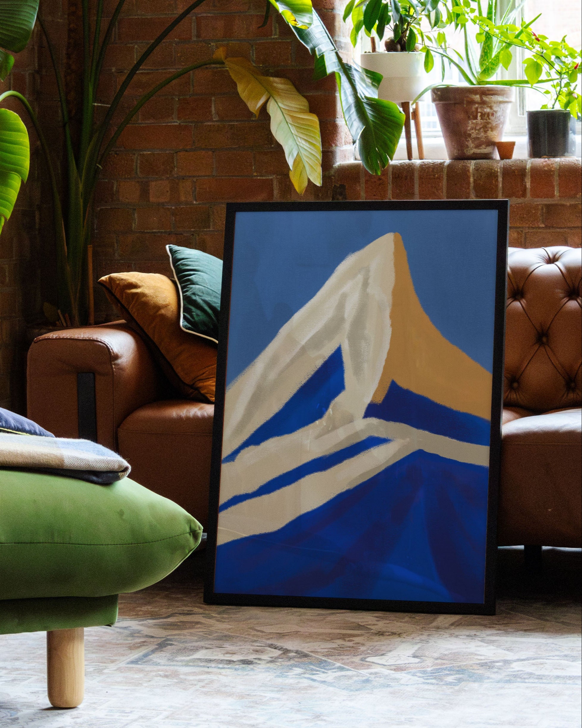 Cold Mountain Poster – Print Material Wandbild, moderne Kunst & Fine Art Print von Spawnd, handgefertigt & Made in Germany