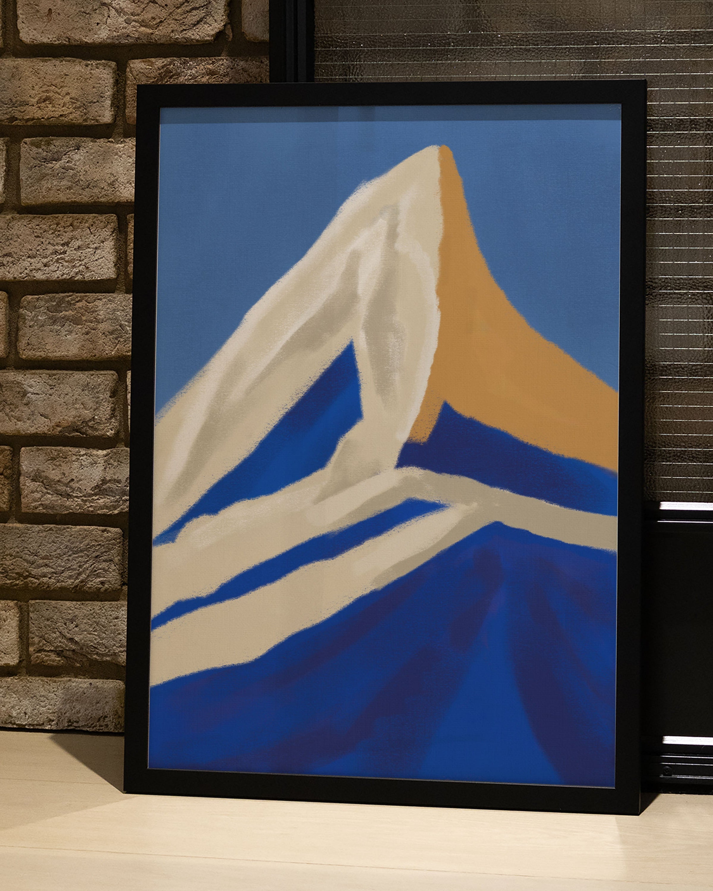 Cold Mountain Poster – Print Material Wandbild, moderne Kunst & Fine Art Print von Spawnd, handgefertigt & Made in Germany