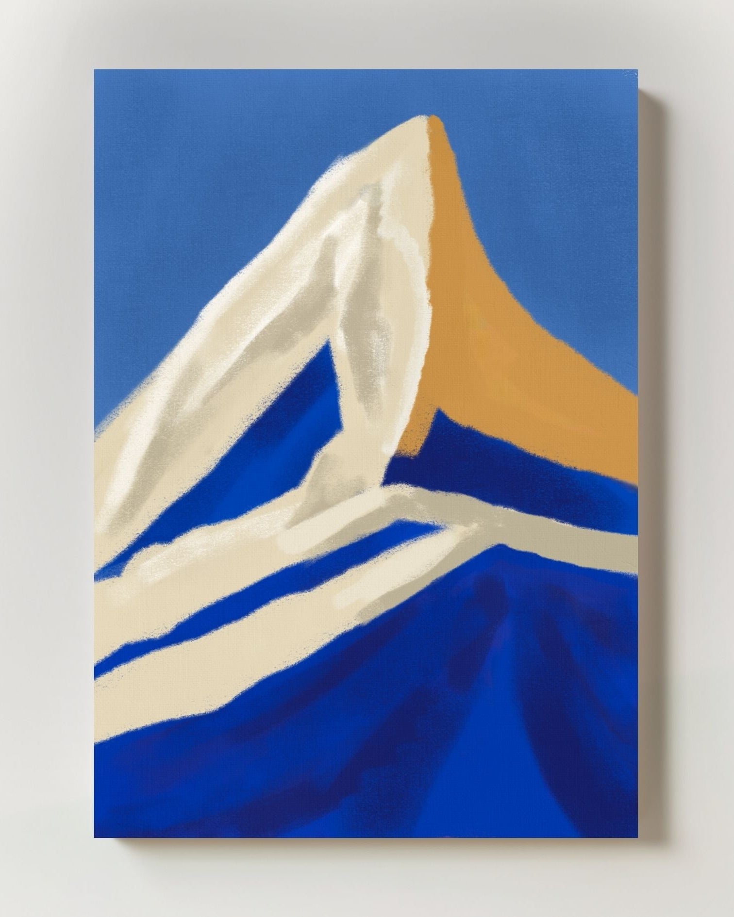 Cold Mountain Poster – Print Material Wandbild, moderne Kunst & Fine Art Print von Spawnd, handgefertigt & Made in Germany