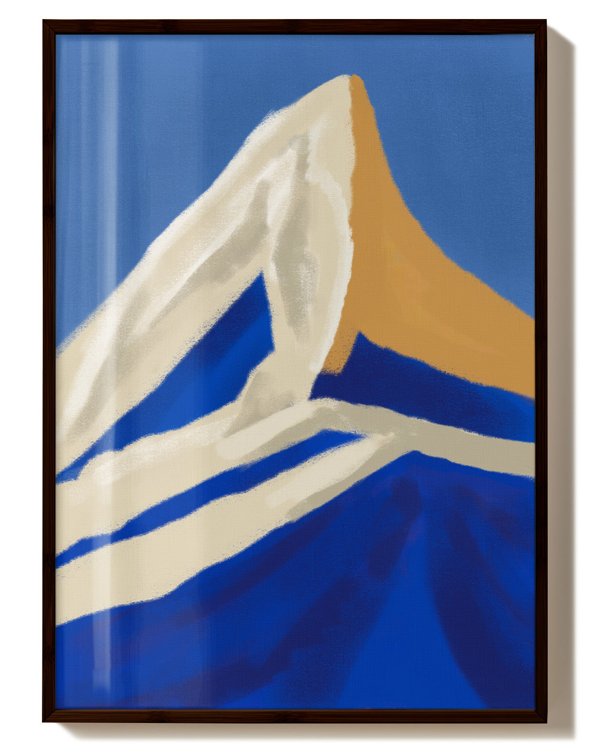 Cold Mountain Poster – Print Material Wandbild, moderne Kunst & Fine Art Print von Spawnd, handgefertigt & Made in Germany