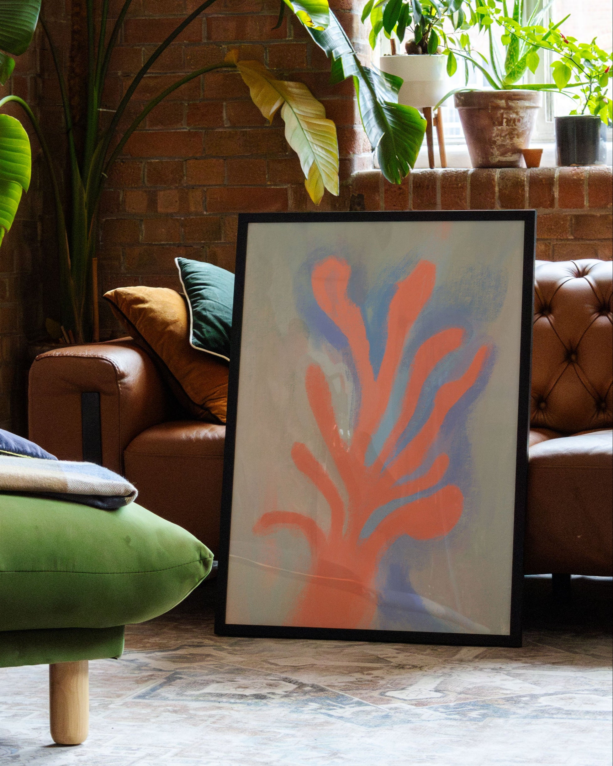Coral Thought Poster – Print Material Wandbild, moderne Kunst & Fine Art Print von Spawnd, handgefertigt & Made in Germany