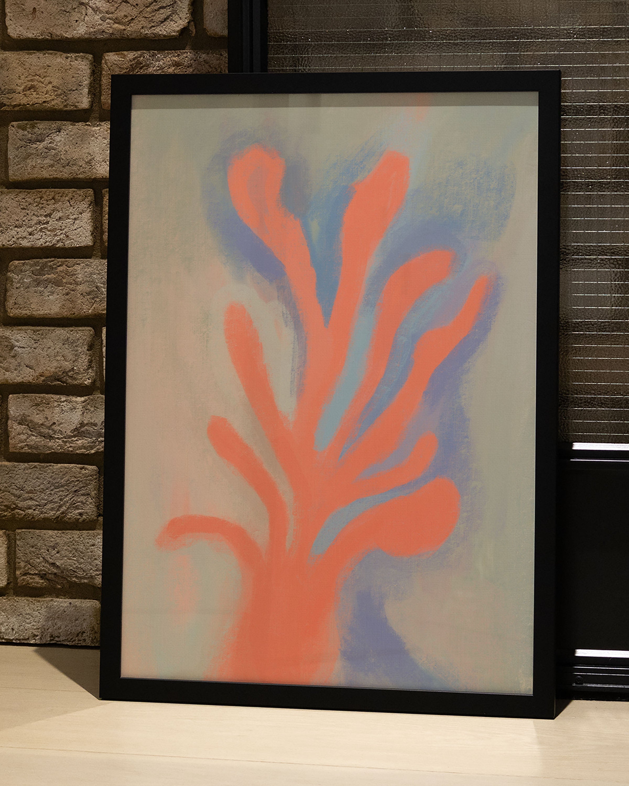 Coral Thought Poster – Print Material Wandbild, moderne Kunst & Fine Art Print von Spawnd, handgefertigt & Made in Germany