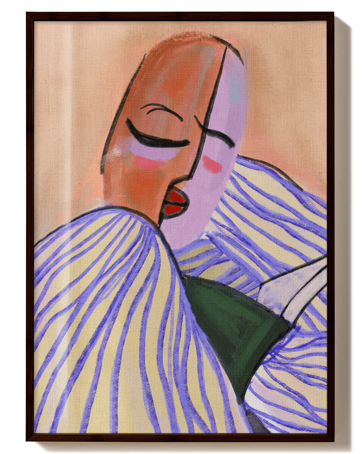 Cozy Evenings Poster – FineArt Wandbild, moderne Kunst & Fine Art Print von Spawnd, handgefertigt & Made in Germany