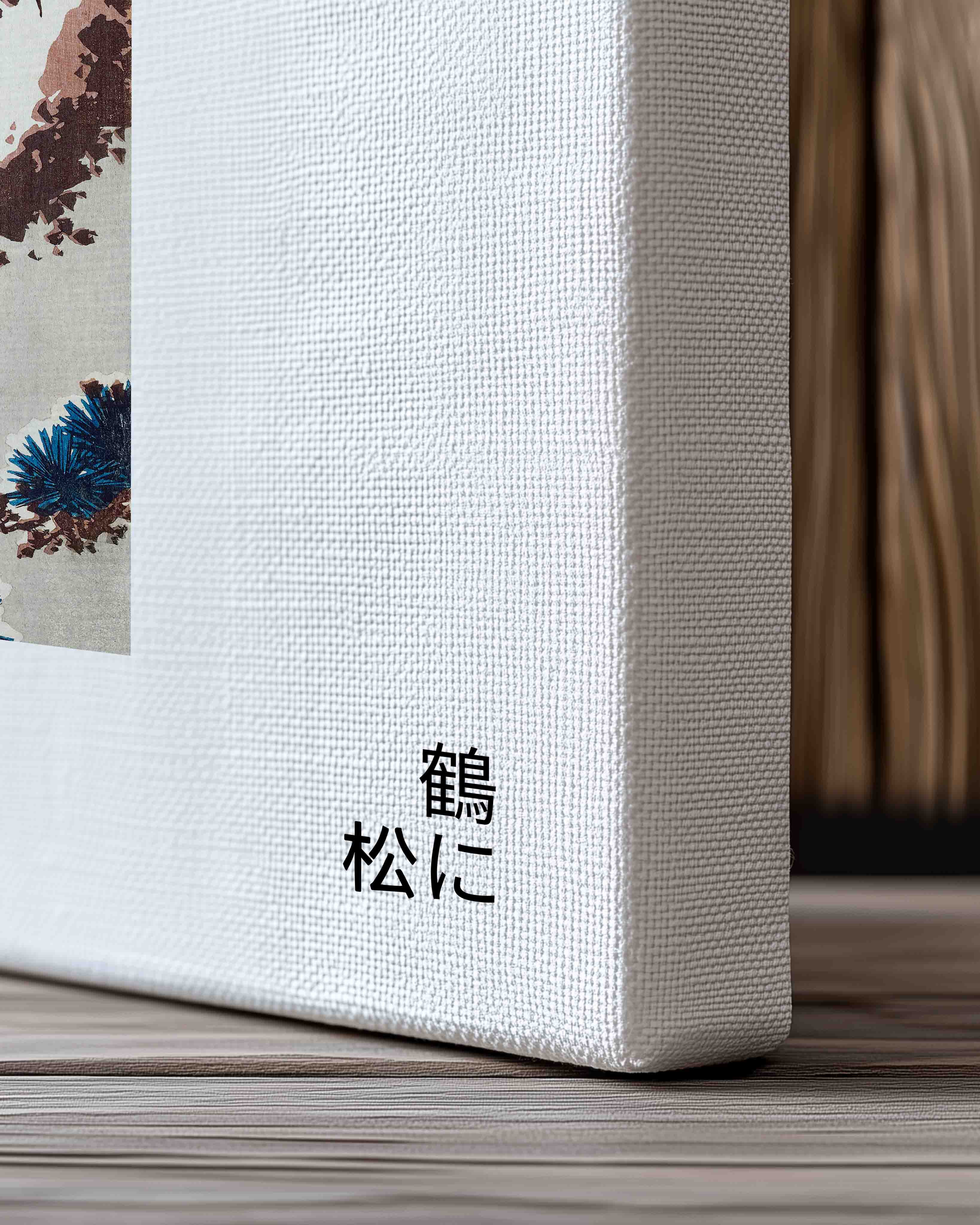 Cranes on a snowy Tree Poster – Print Material Wandbild, moderne Kunst & Fine Art Print von Spawnd, handgefertigt & Made in Germany