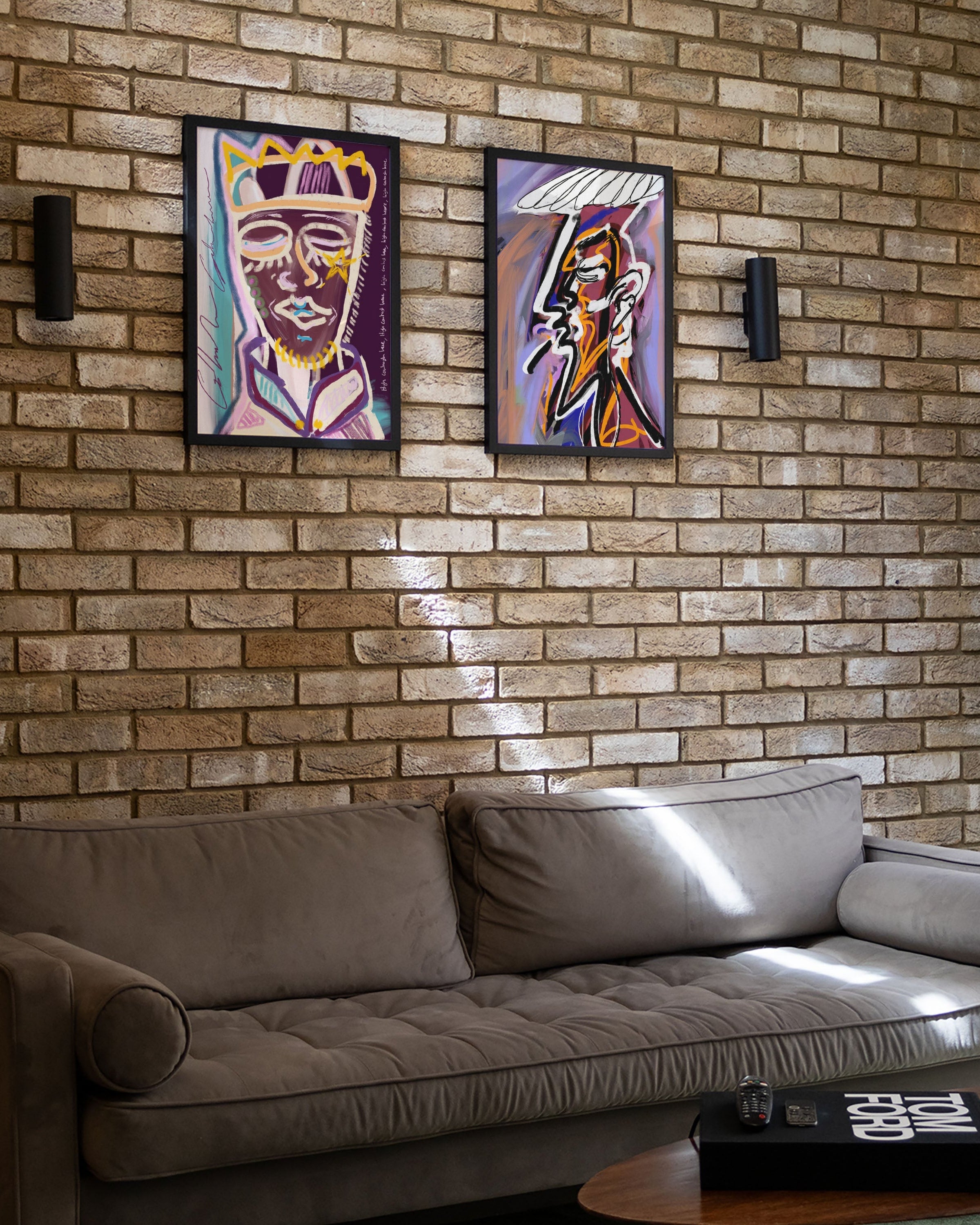 Digital Crown Poster – Print Material Wandbild, moderne Kunst & Fine Art Print von Spawnd, handgefertigt & Made in Germany