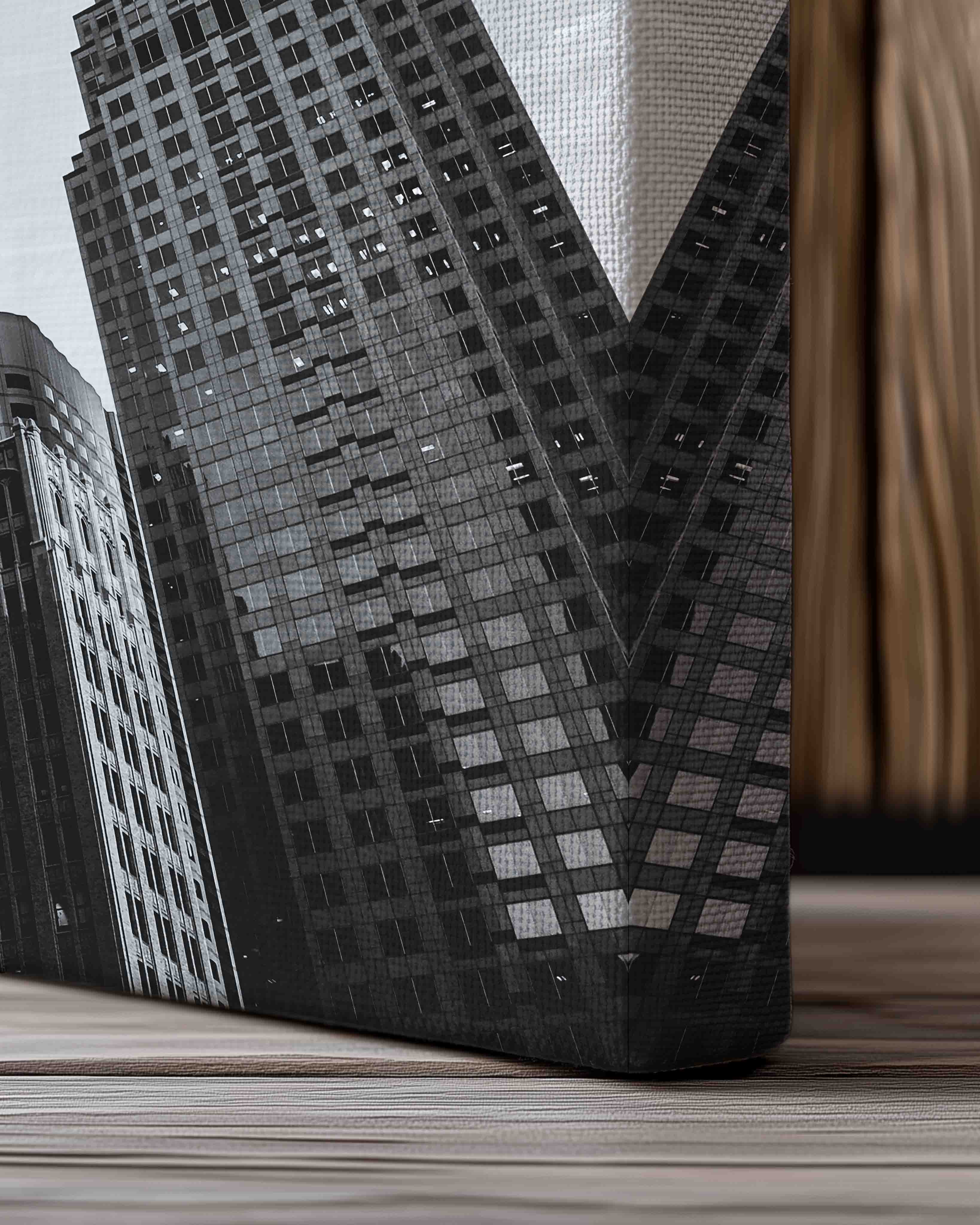 Downtown Poster – Print Material Wandbild, moderne Kunst & Fine Art Print von Spawnd, handgefertigt & Made in Germany