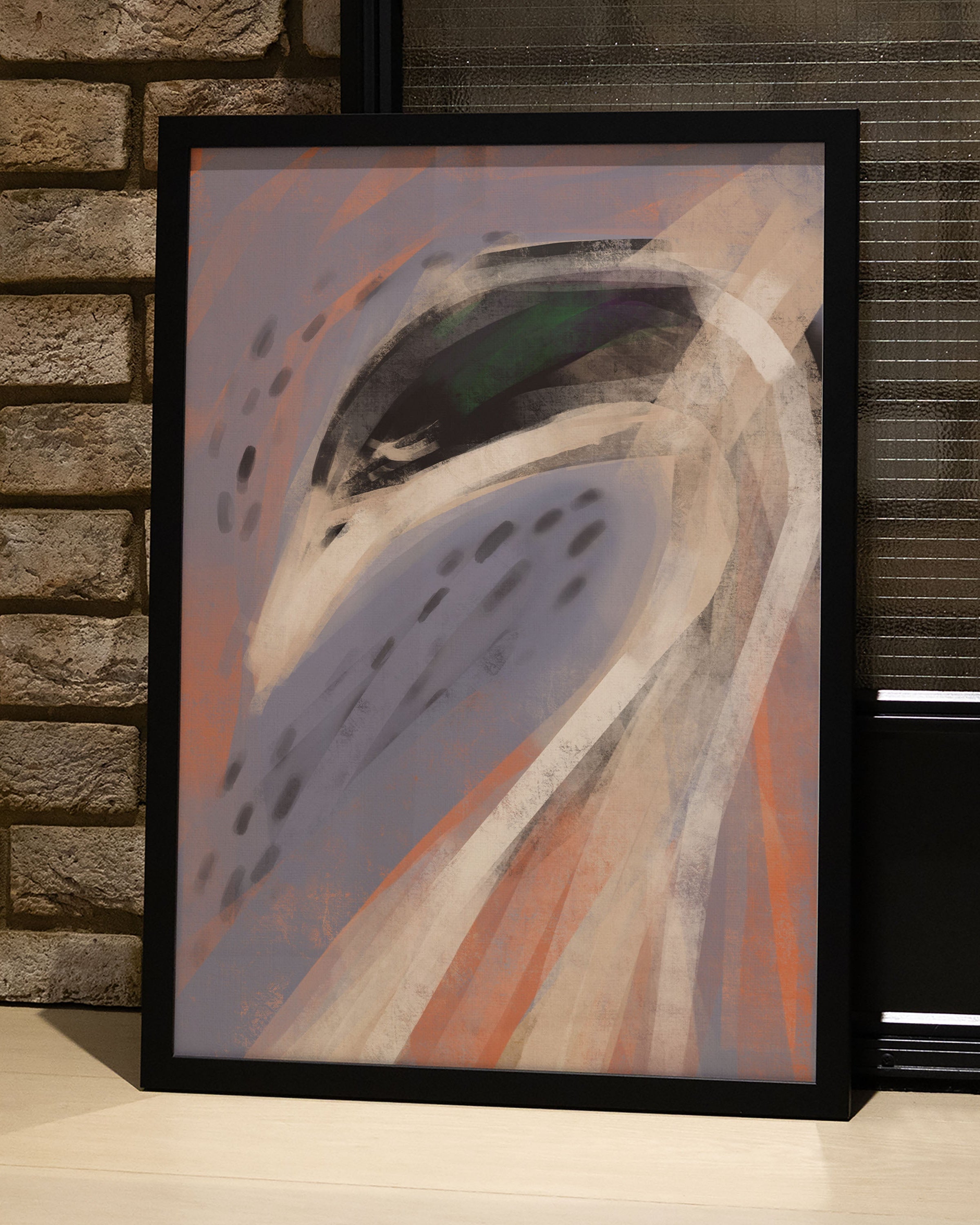 Duck Poster – Print Material Wandbild, moderne Kunst & Fine Art Print von Spawnd, handgefertigt & Made in Germany
