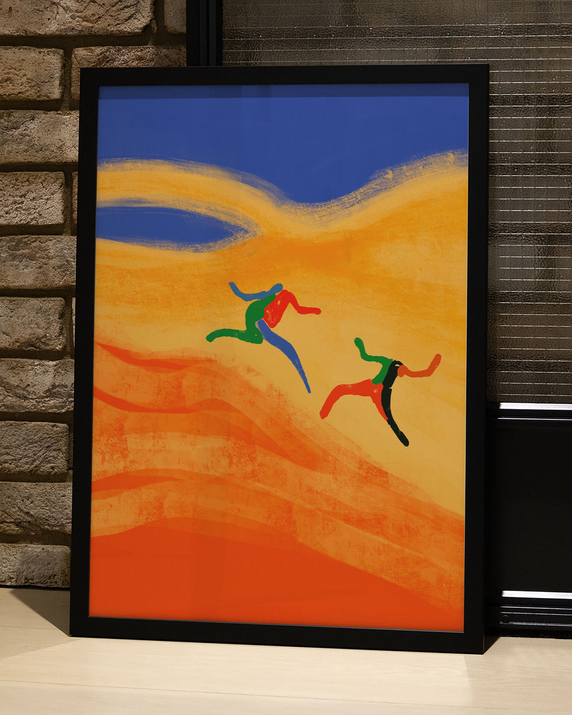 Dune Poster – Print Material Wandbild, moderne Kunst & Fine Art Print von Spawnd, handgefertigt & Made in Germany