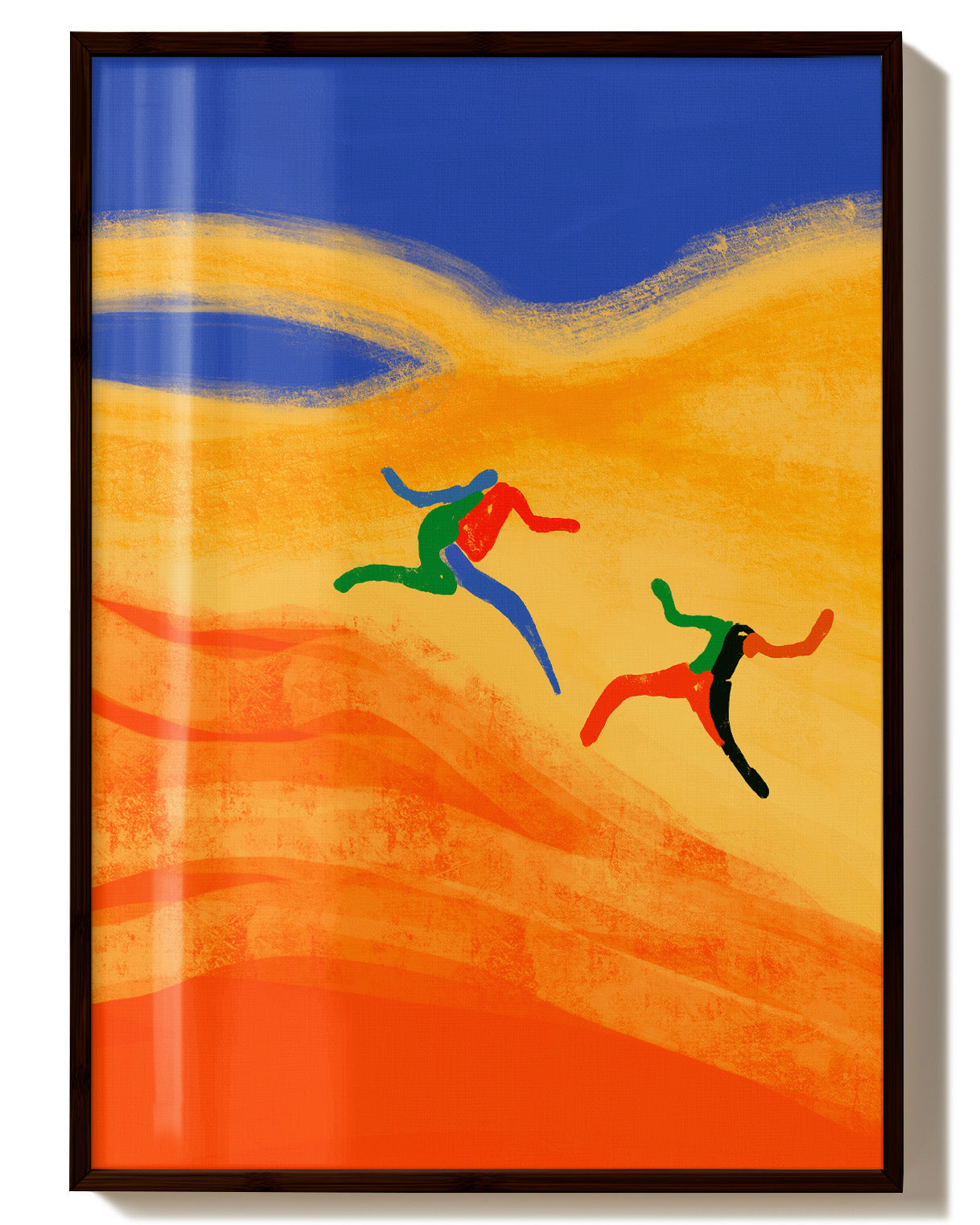 Dune Poster – Print Material Wandbild, moderne Kunst & Fine Art Print von Spawnd, handgefertigt & Made in Germany