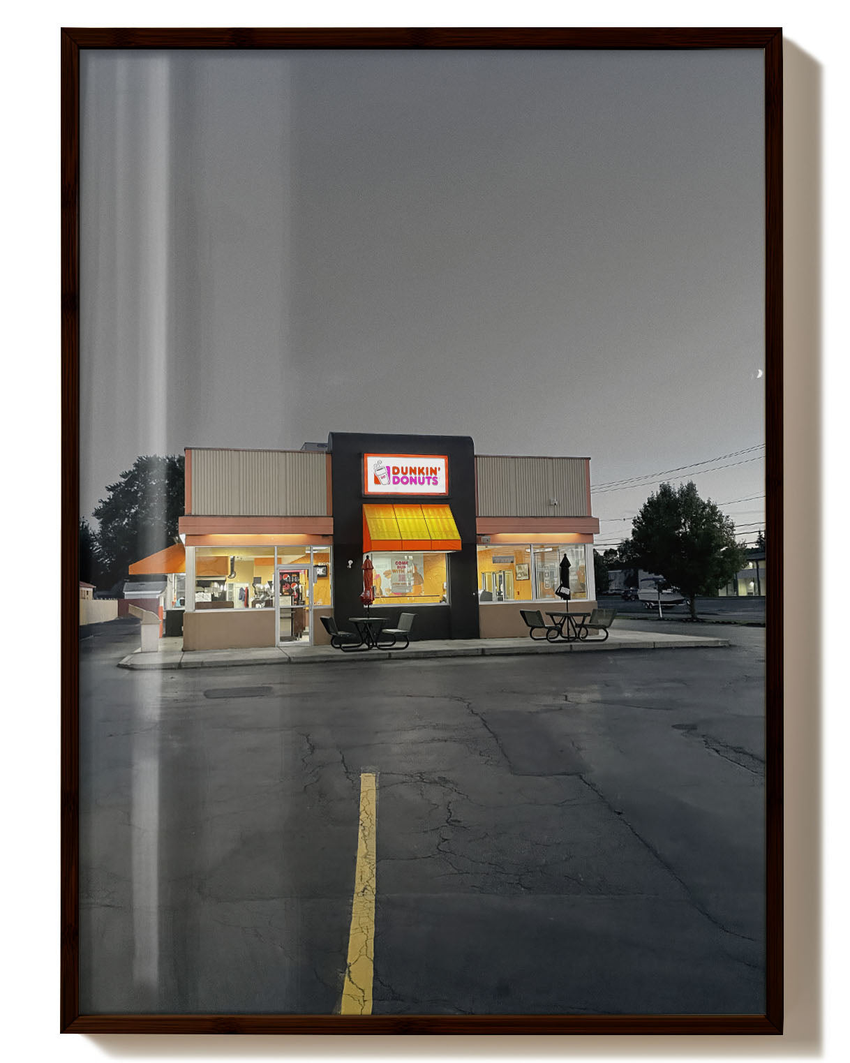 Dunkin Donuts Poster – FineArt Wandbild, moderne Kunst & Fine Art Print von Spawnd, handgefertigt & Made in Germany