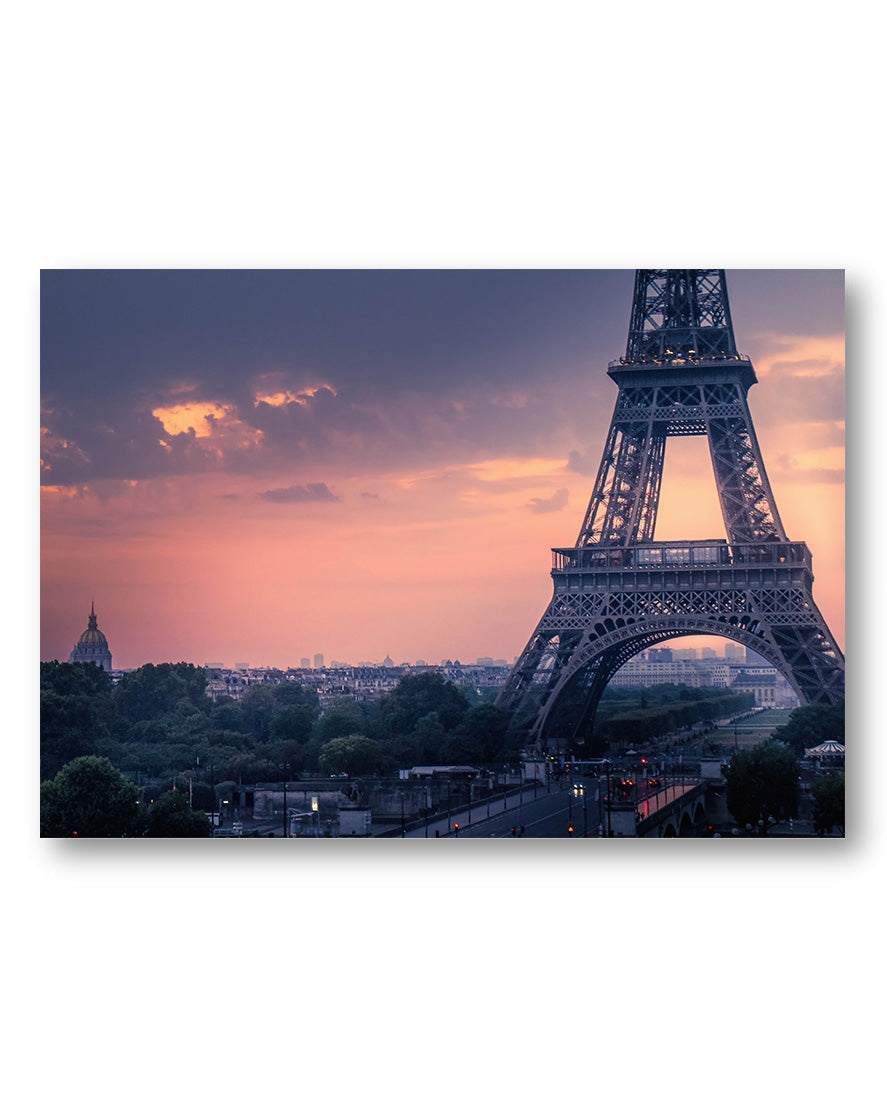 Eifeltower No.3 Poster – Print Material Wandbild, moderne Kunst & Fine Art Print von Spawnd, handgefertigt & Made in Germany