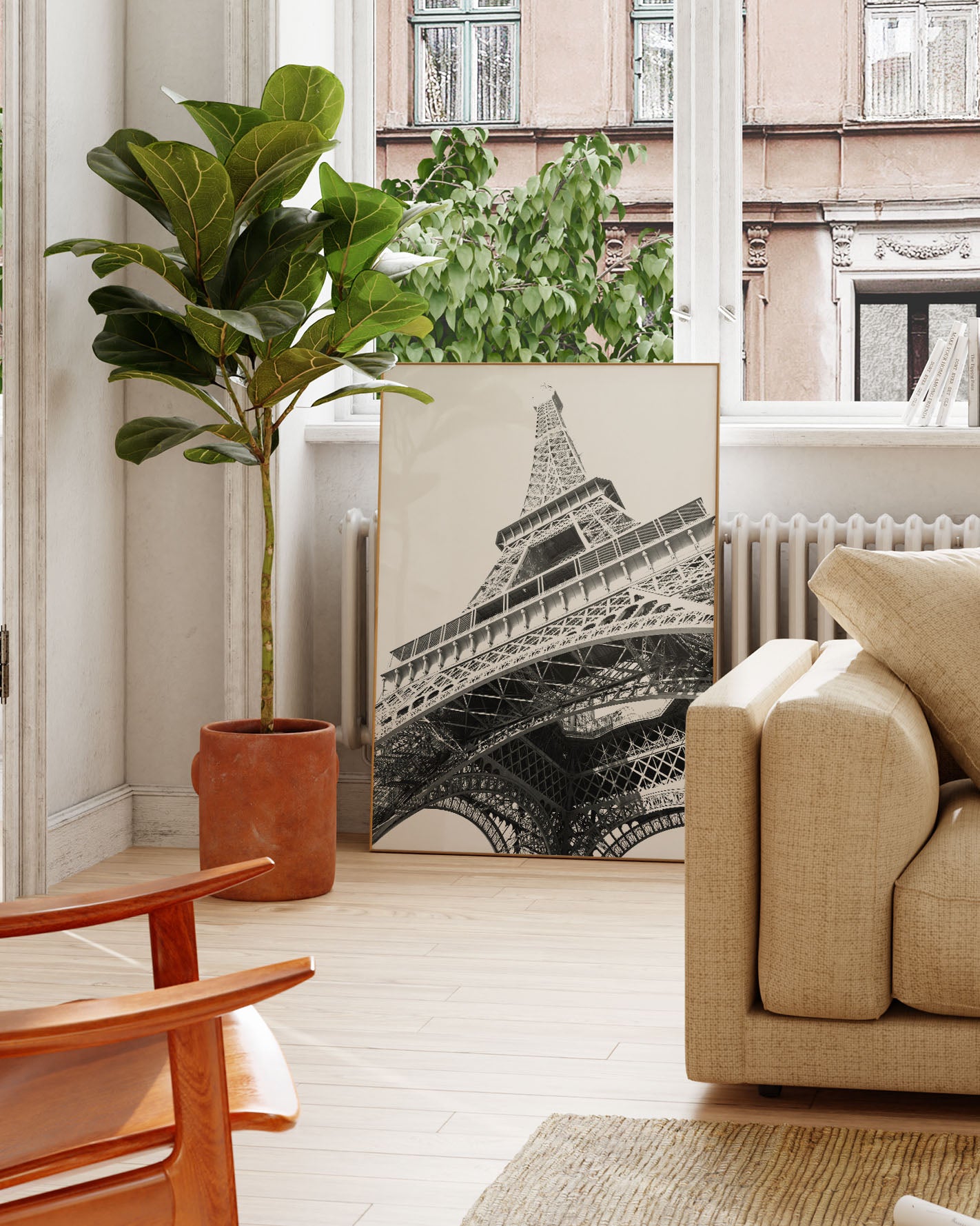 Eifeltower No.4 Poster – FineArt Wandbild, moderne Kunst & Fine Art Print von Spawnd, handgefertigt & Made in Germany