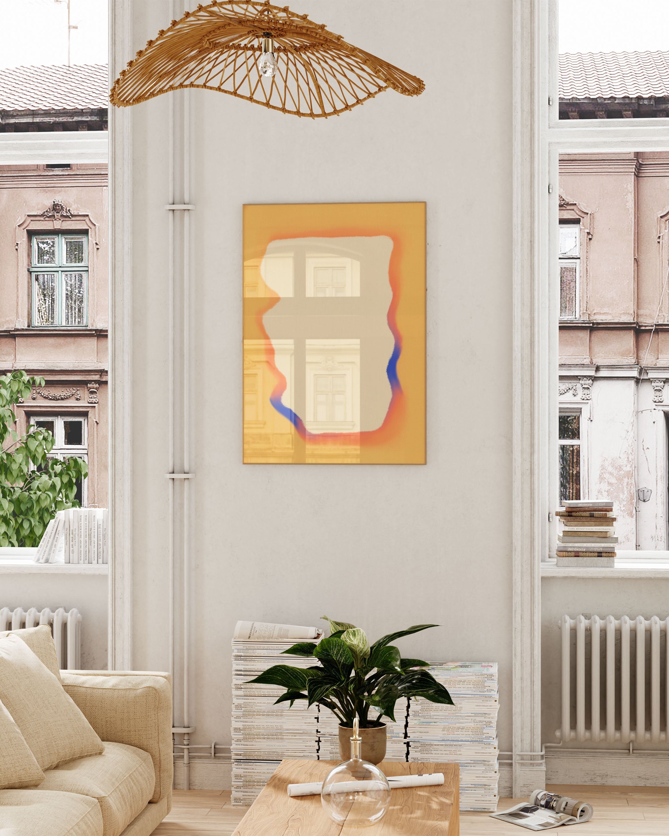 Eldlys Poster – Print Material Wandbild, moderne Kunst & Fine Art Print von Spawnd, handgefertigt & Made in Germany