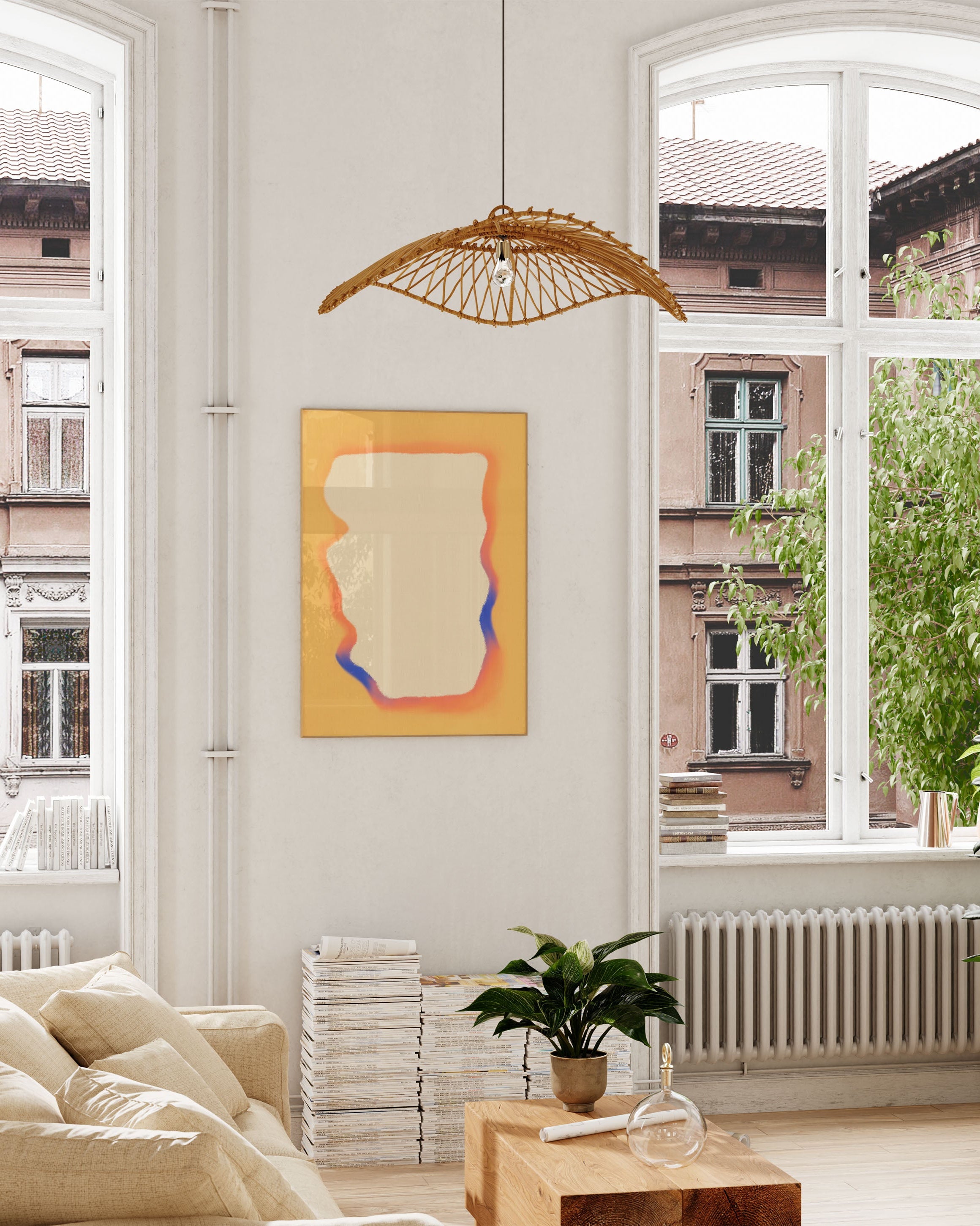 Eldlys Poster – Print Material Wandbild, moderne Kunst & Fine Art Print von Spawnd, handgefertigt & Made in Germany