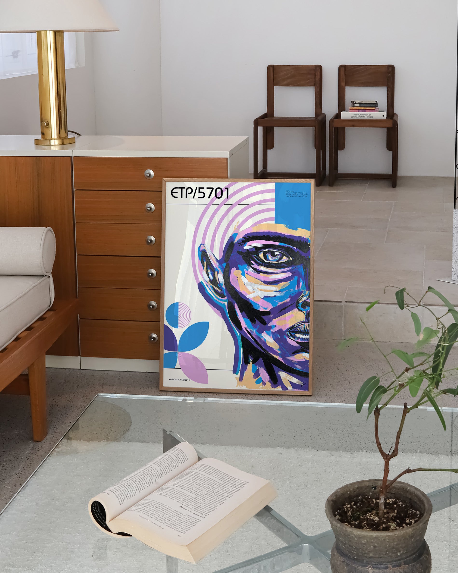 ETP/5701 Poster – Print Material Wandbild, moderne Kunst & Fine Art Print von Spawnd, handgefertigt & Made in Germany