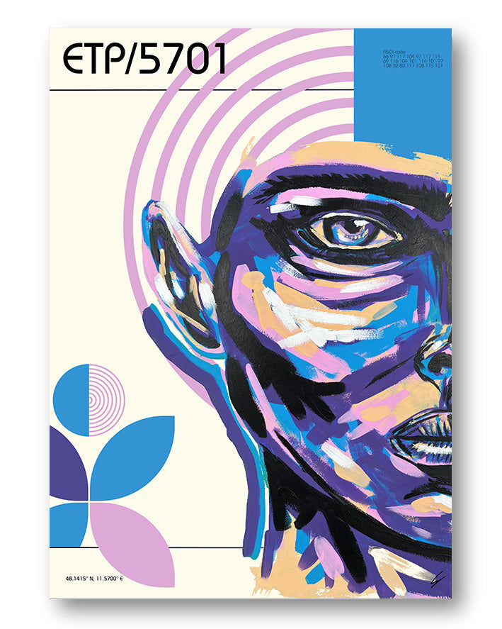 ETP/5701 Poster – Print Material Wandbild, moderne Kunst & Fine Art Print von Spawnd, handgefertigt & Made in Germany
