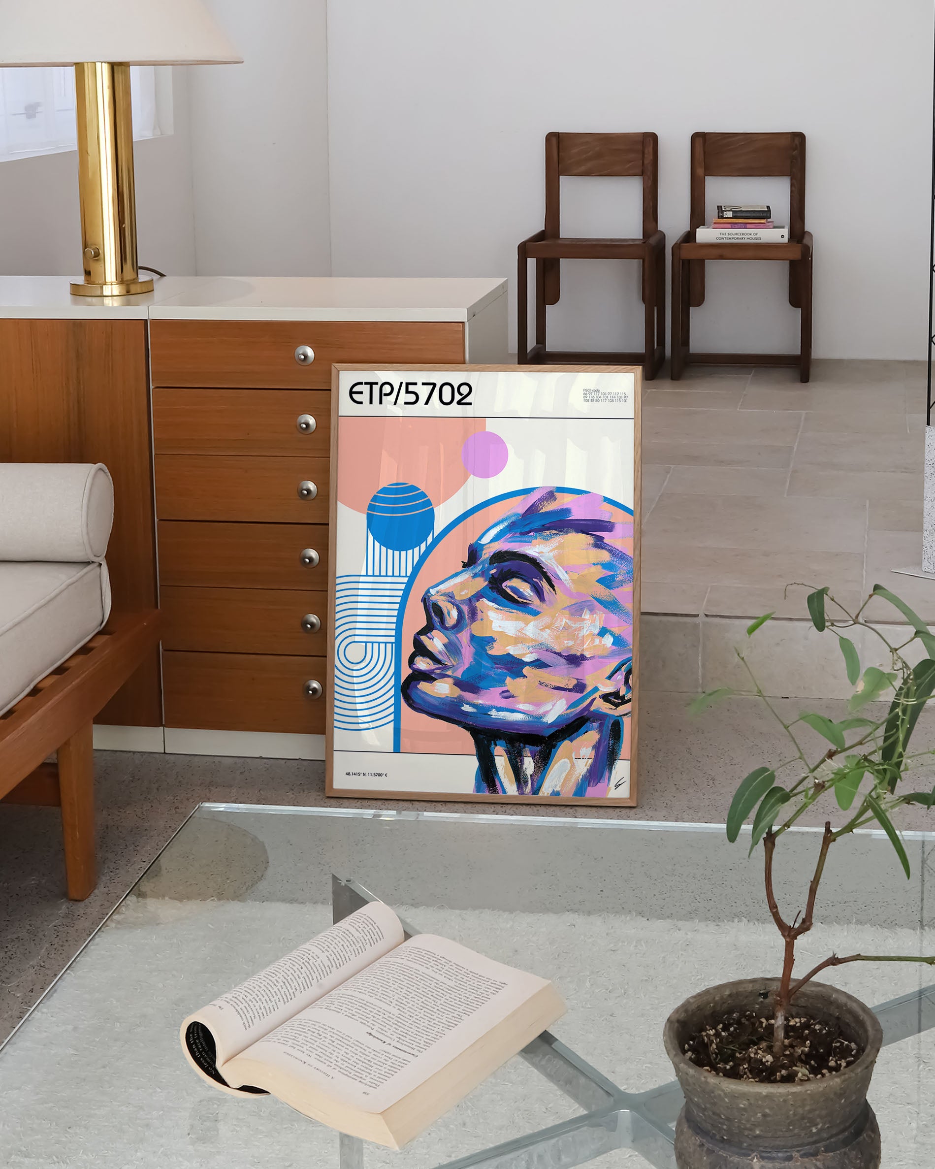 ETP/5702 Poster – Print Material Wandbild, moderne Kunst & Fine Art Print von Spawnd, handgefertigt & Made in Germany