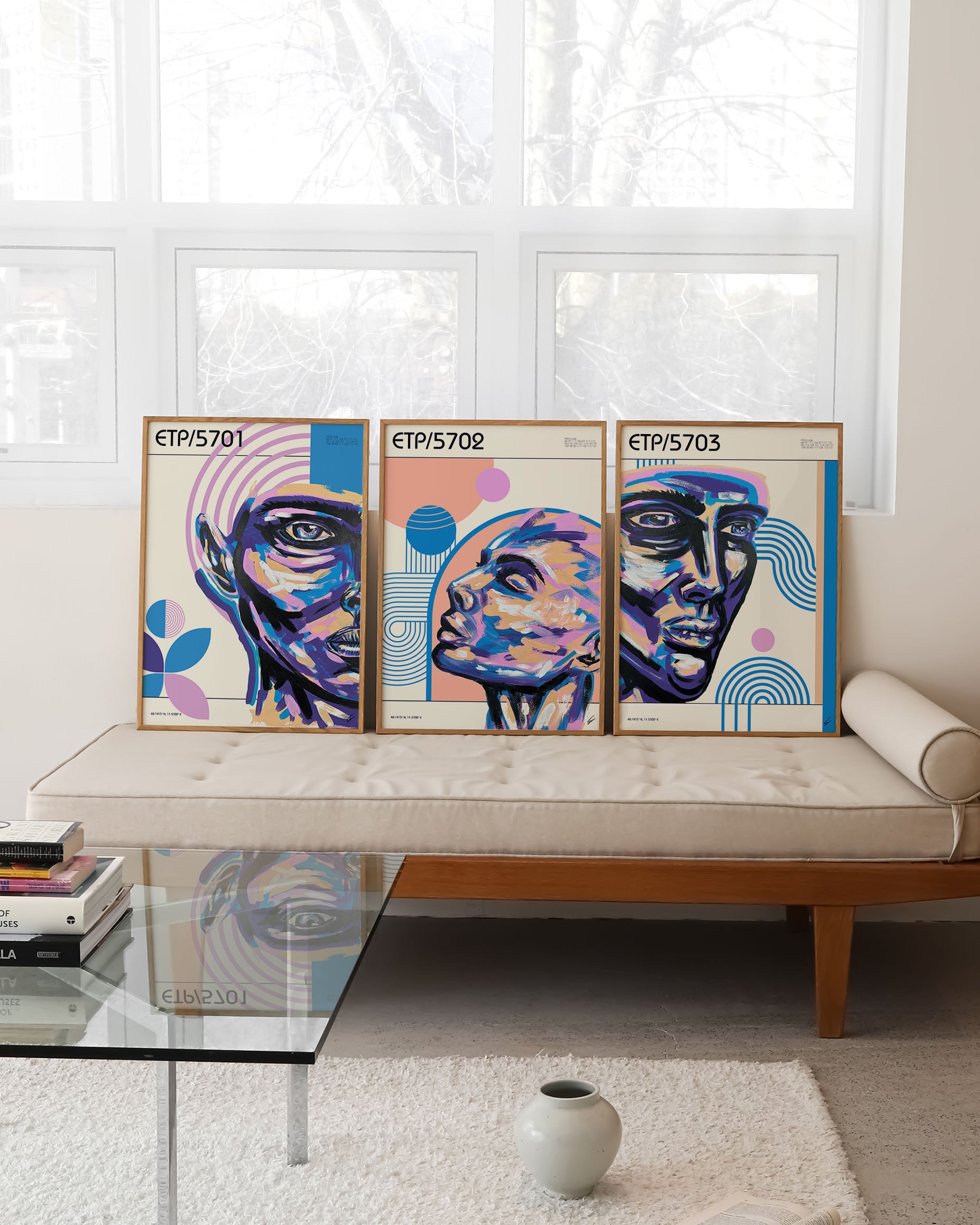 ETP/5702 Poster – Print Material Wandbild, moderne Kunst & Fine Art Print von Spawnd, handgefertigt & Made in Germany