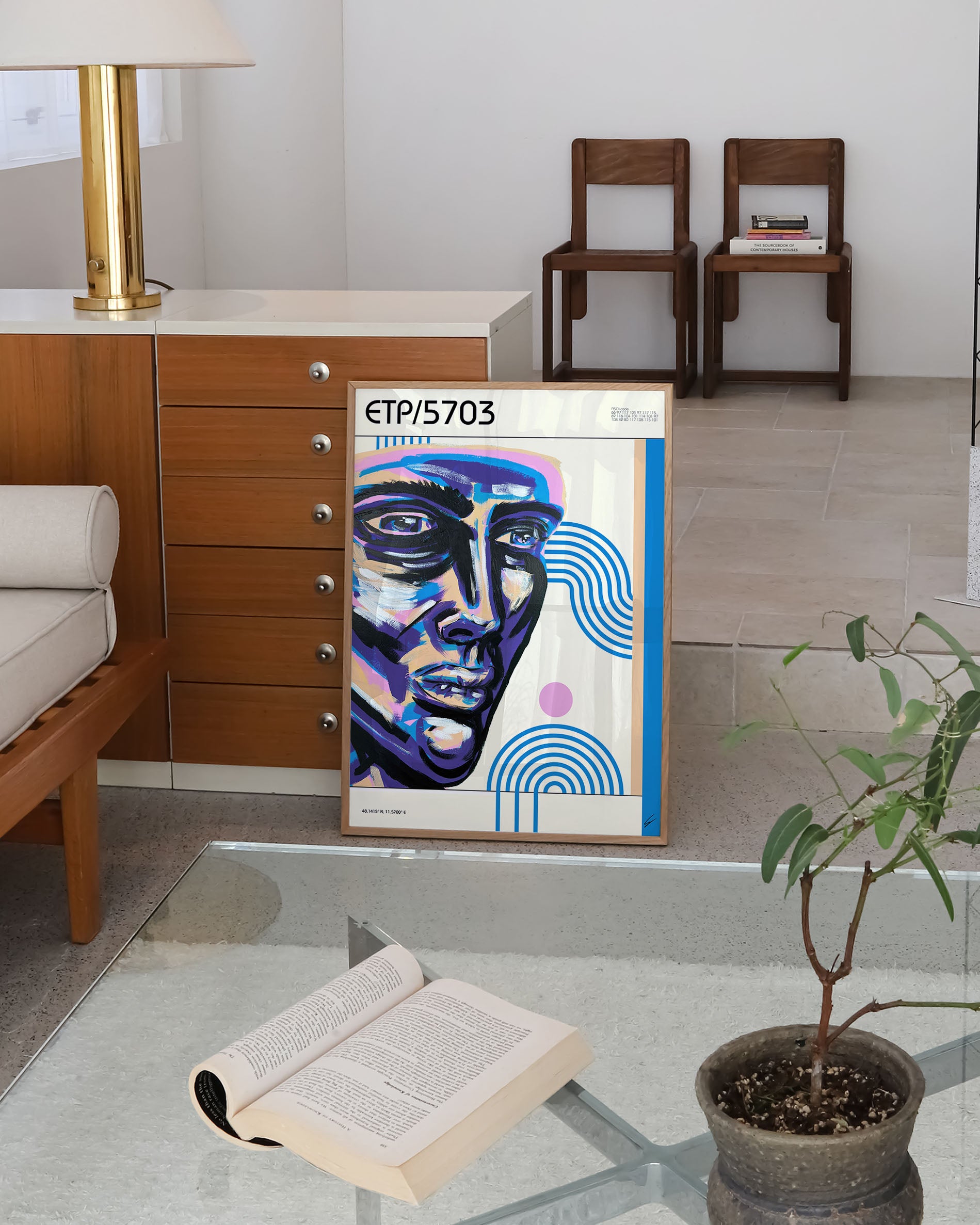 ETP/5703 Poster – Print Material Wandbild, moderne Kunst & Fine Art Print von Spawnd, handgefertigt & Made in Germany