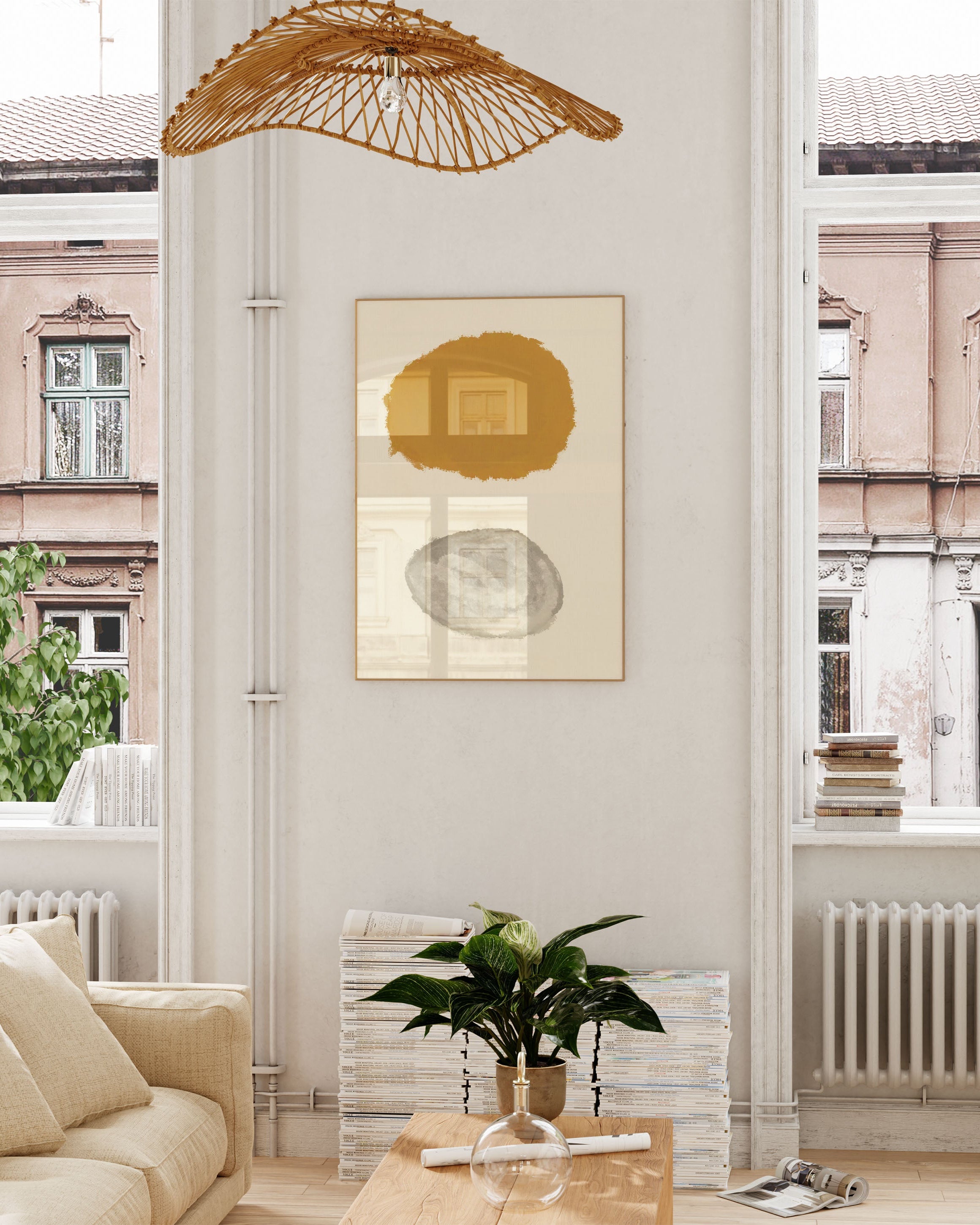 Flekk Poster – Print Material Wandbild, moderne Kunst & Fine Art Print von Spawnd, handgefertigt & Made in Germany