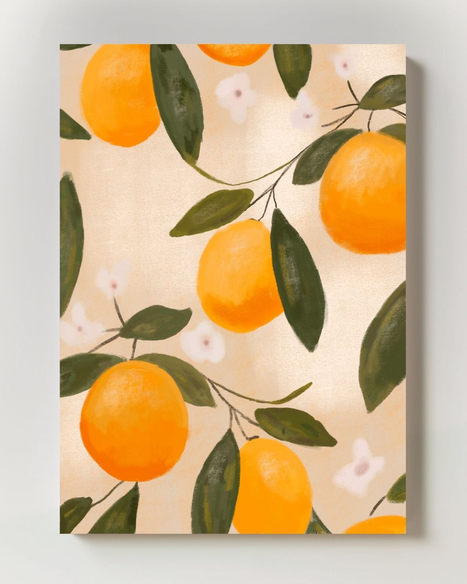 Fleur d’oranger Poster – Print Material Wandbild, moderne Kunst & Fine Art Print von Spawnd, handgefertigt & Made in Germany