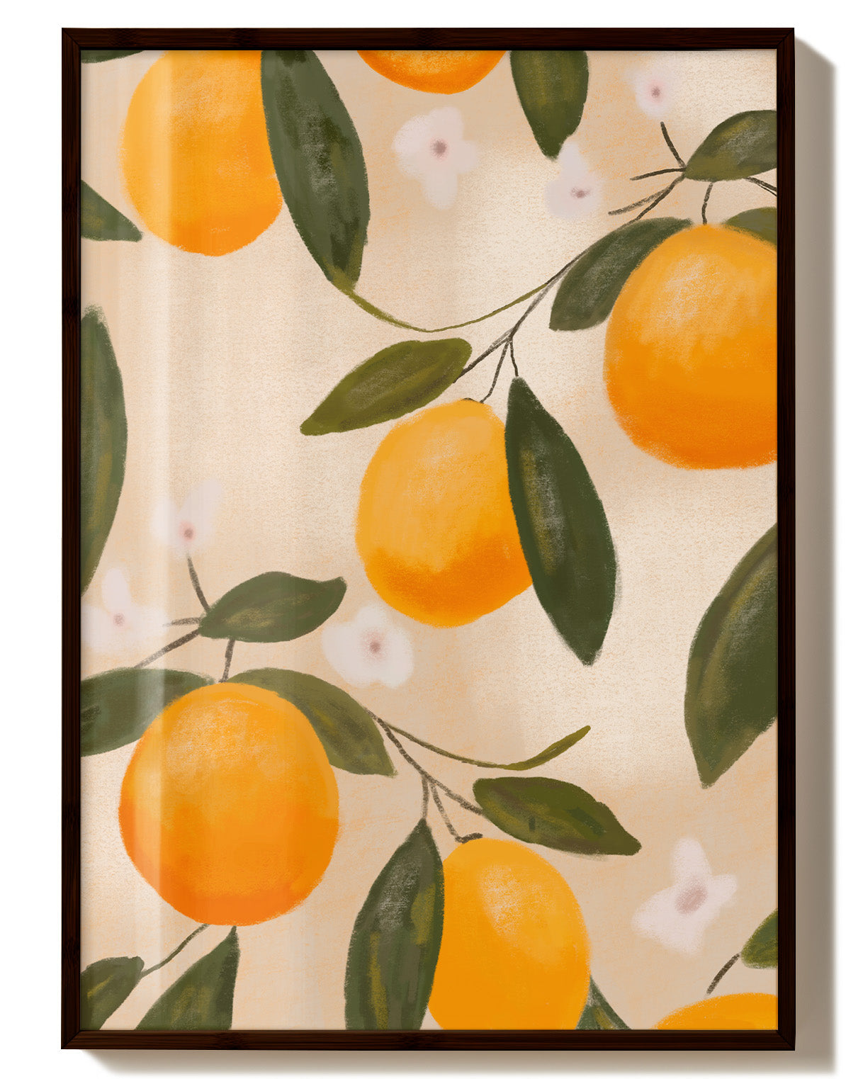 Fleur d’oranger Poster – Print Material Wandbild, moderne Kunst & Fine Art Print von Spawnd, handgefertigt & Made in Germany