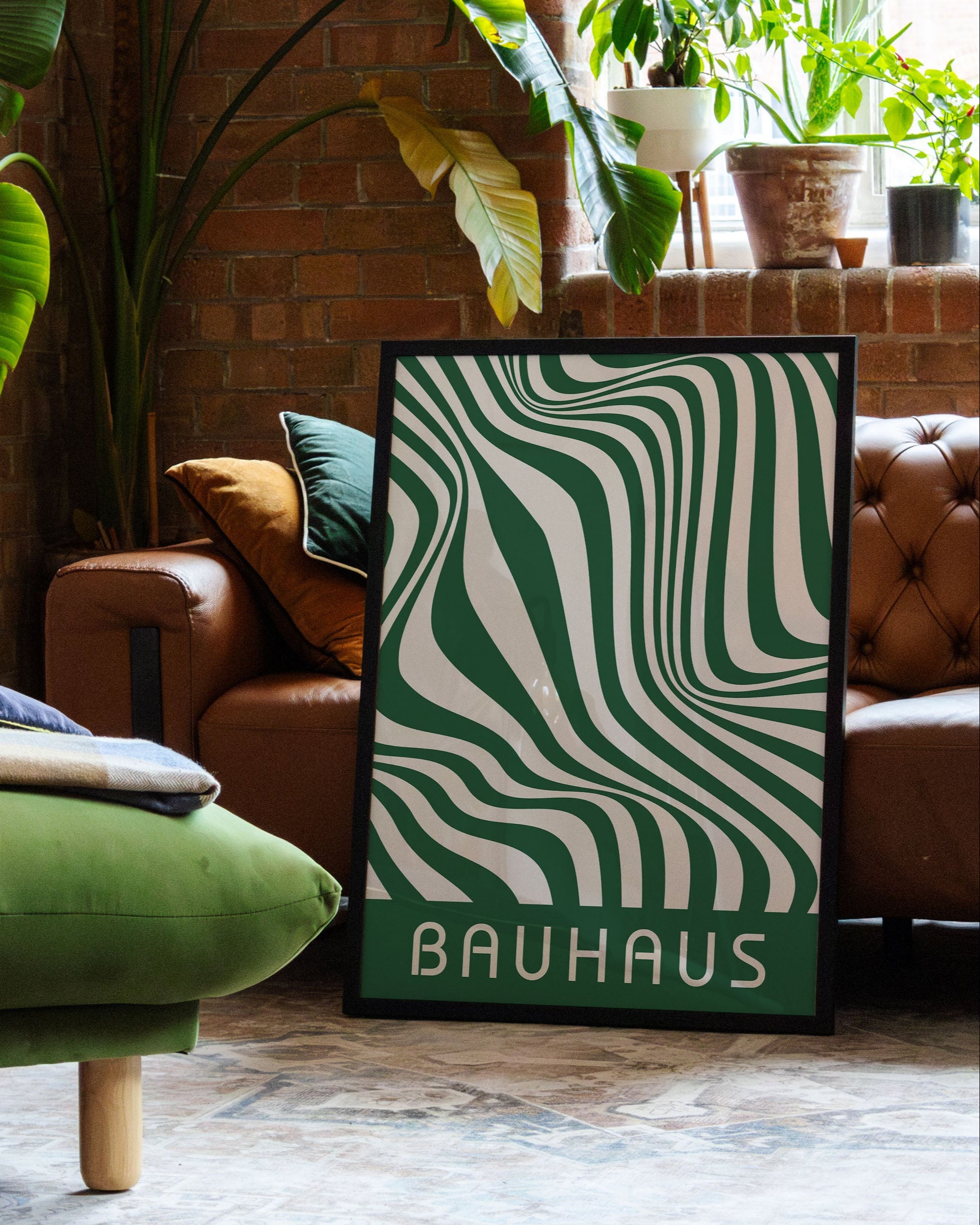 Flowgrid Poster – Print Material Wandbild, moderne Kunst & Fine Art Print von Spawnd, handgefertigt & Made in Germany