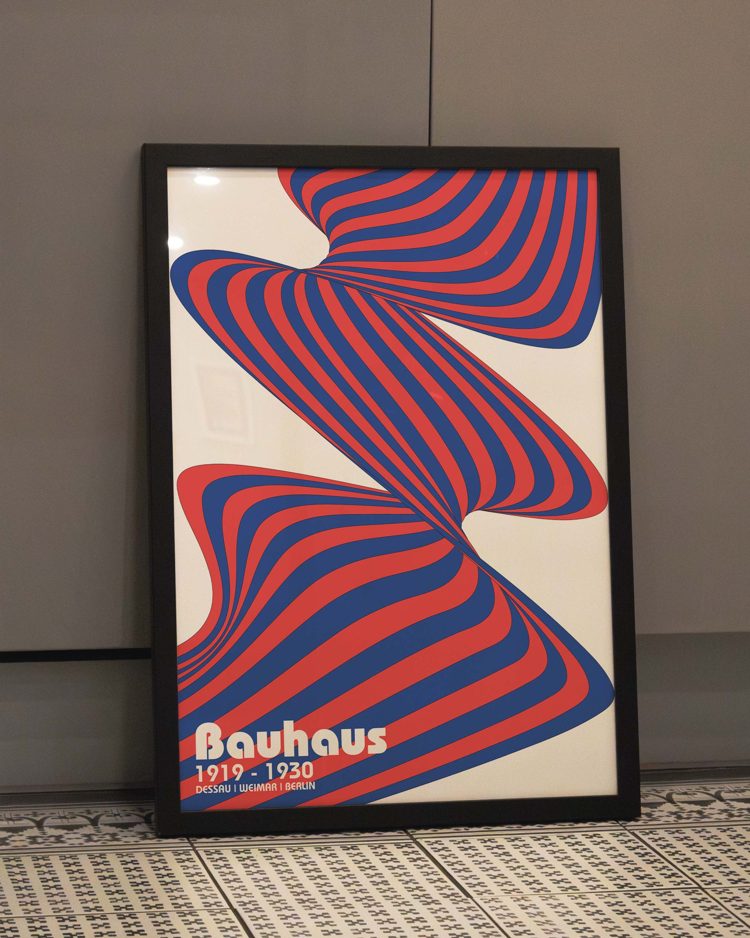 Fluxos Poster – Print Material Wandbild, moderne Kunst & Fine Art Print von Spawnd, handgefertigt & Made in Germany