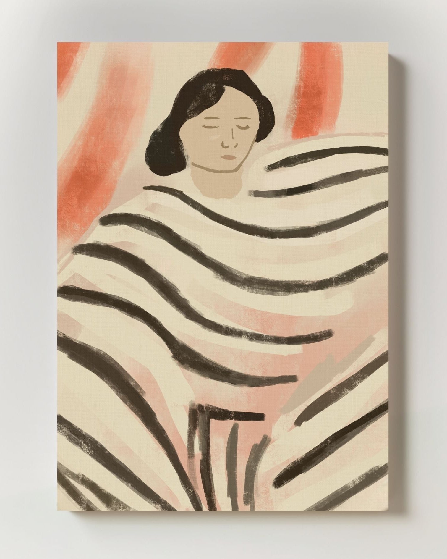 Folded Thoughts Poster – Print Material Wandbild, moderne Kunst & Fine Art Print von Spawnd, handgefertigt & Made in Germany